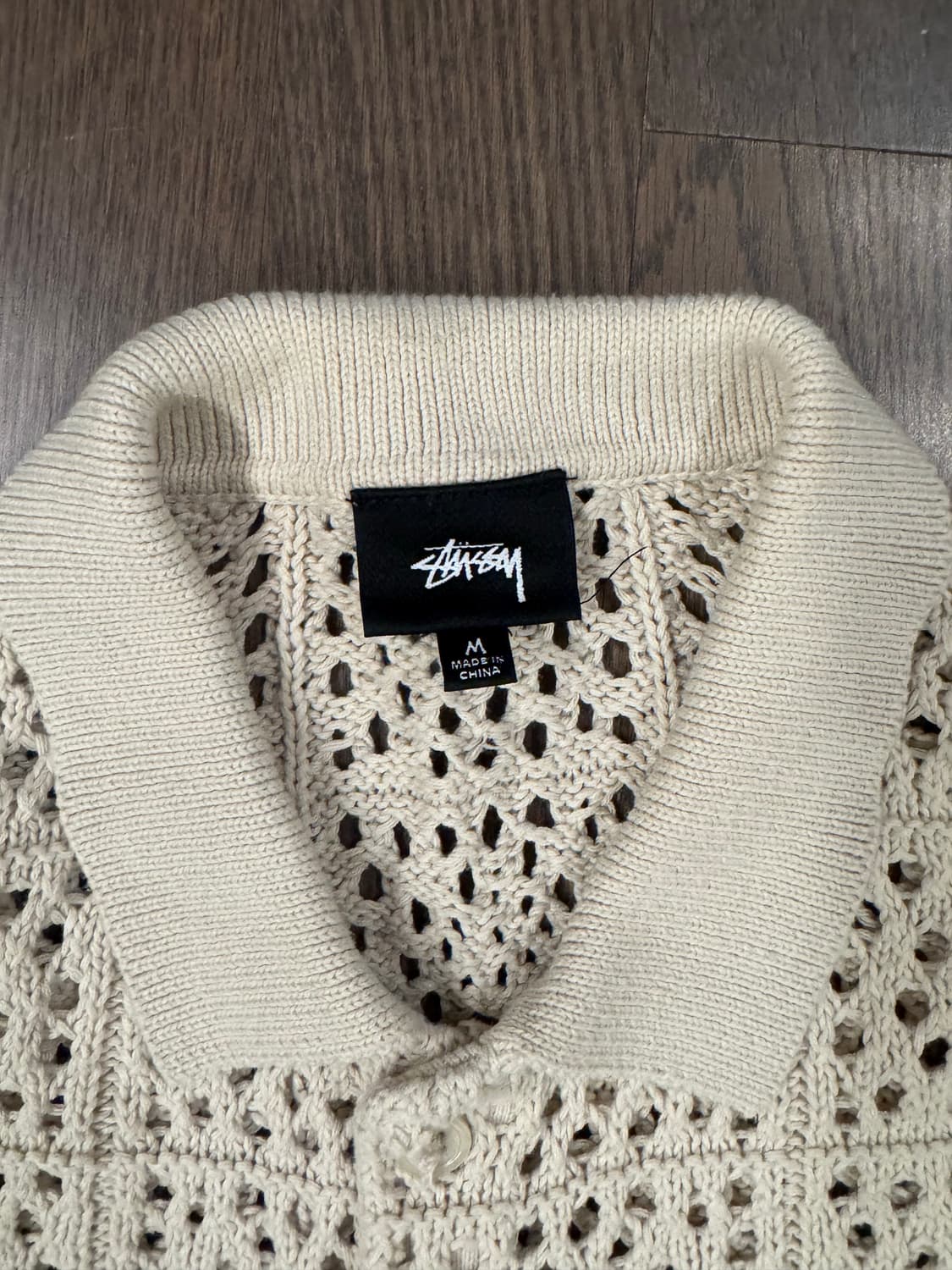 스투시 크로쉐 반팔 셔츠 상품이미지3