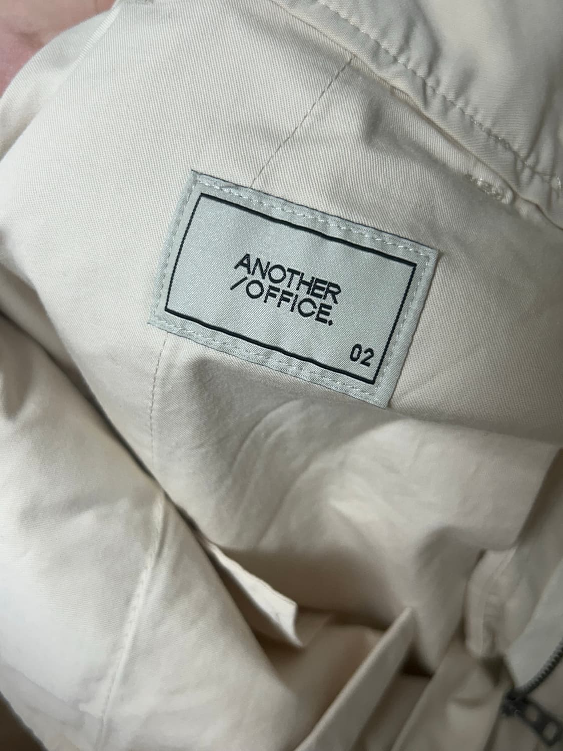 어나더오피스 산티아고 오피서 팬츠(오트밀크) 2사이즈 상품이미지3