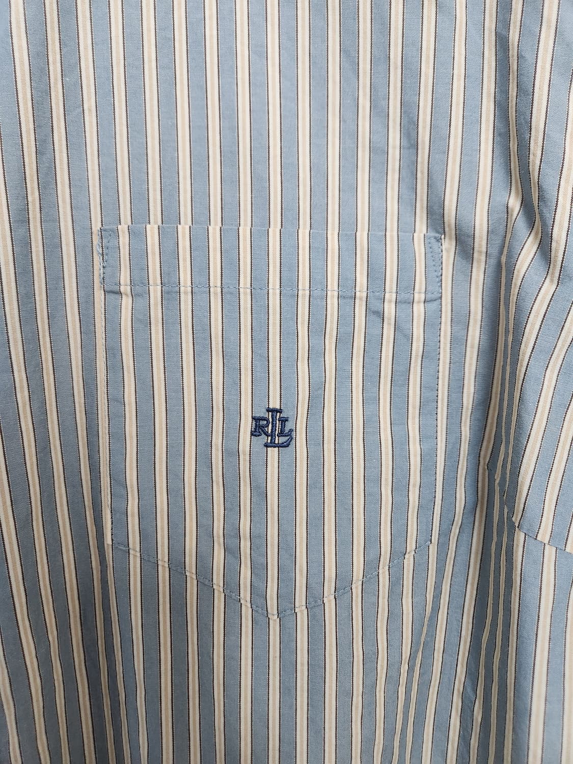 폴로Polo 스트라이프 코튼 셔츠 3XL - S174 상품이미지5