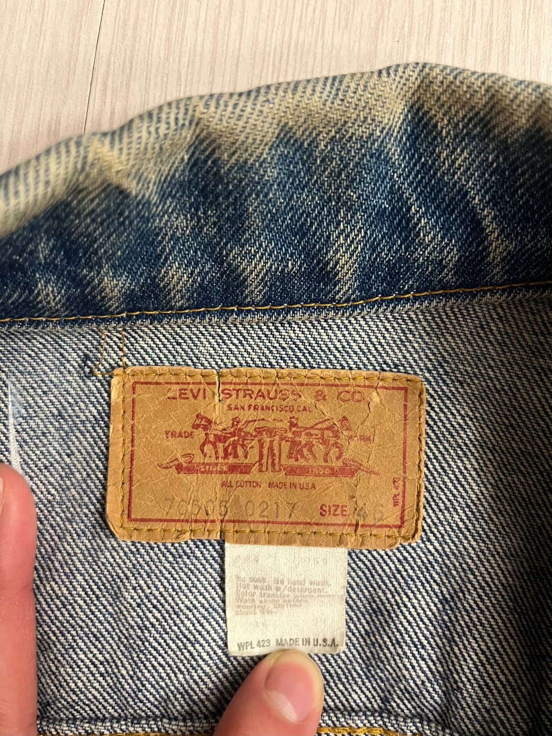 70s 리바이스 70505 3세대 데님자켓 46 상품이미지4