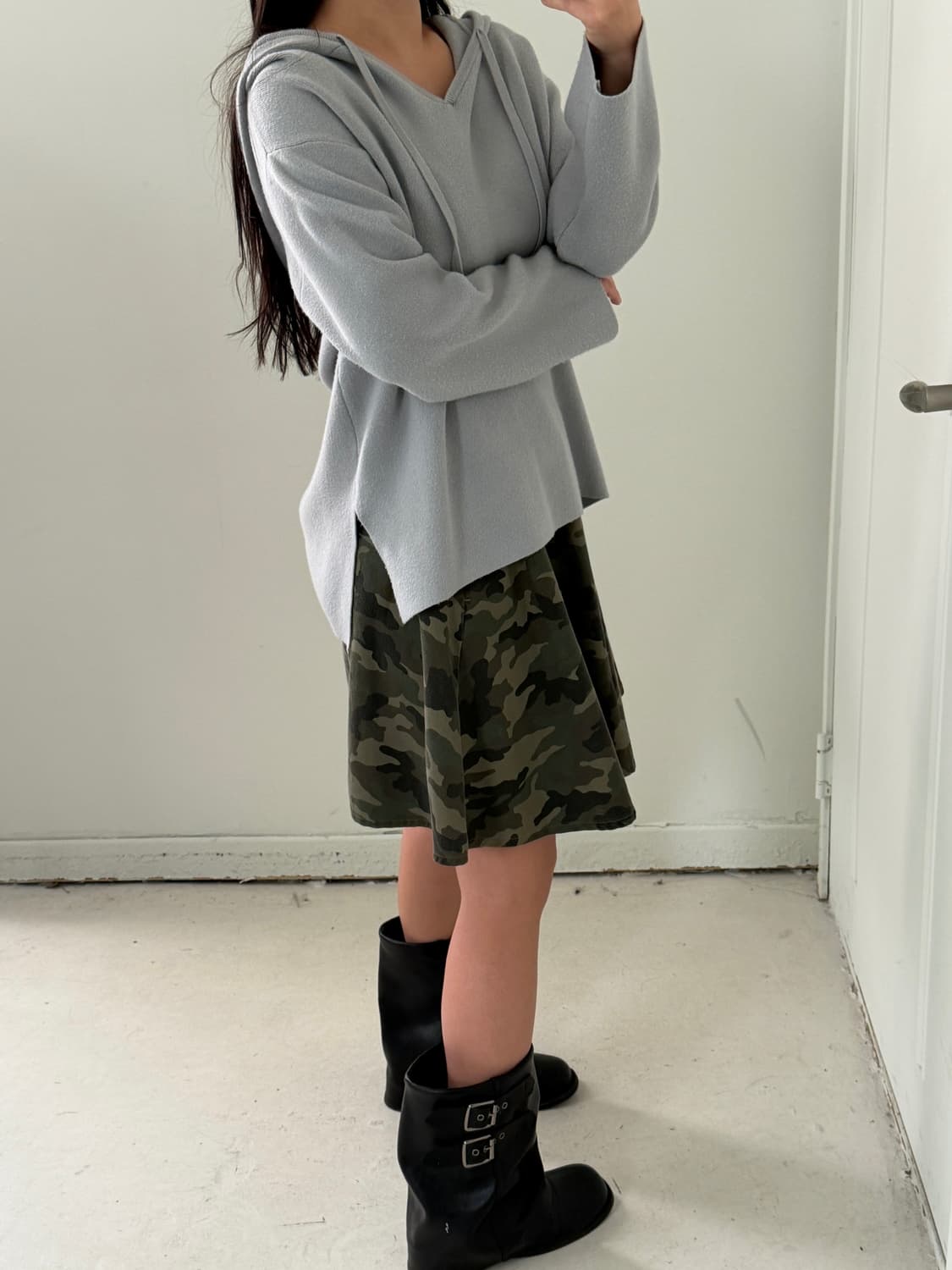 일본빈티지 소라 후드니트 상품이미지2