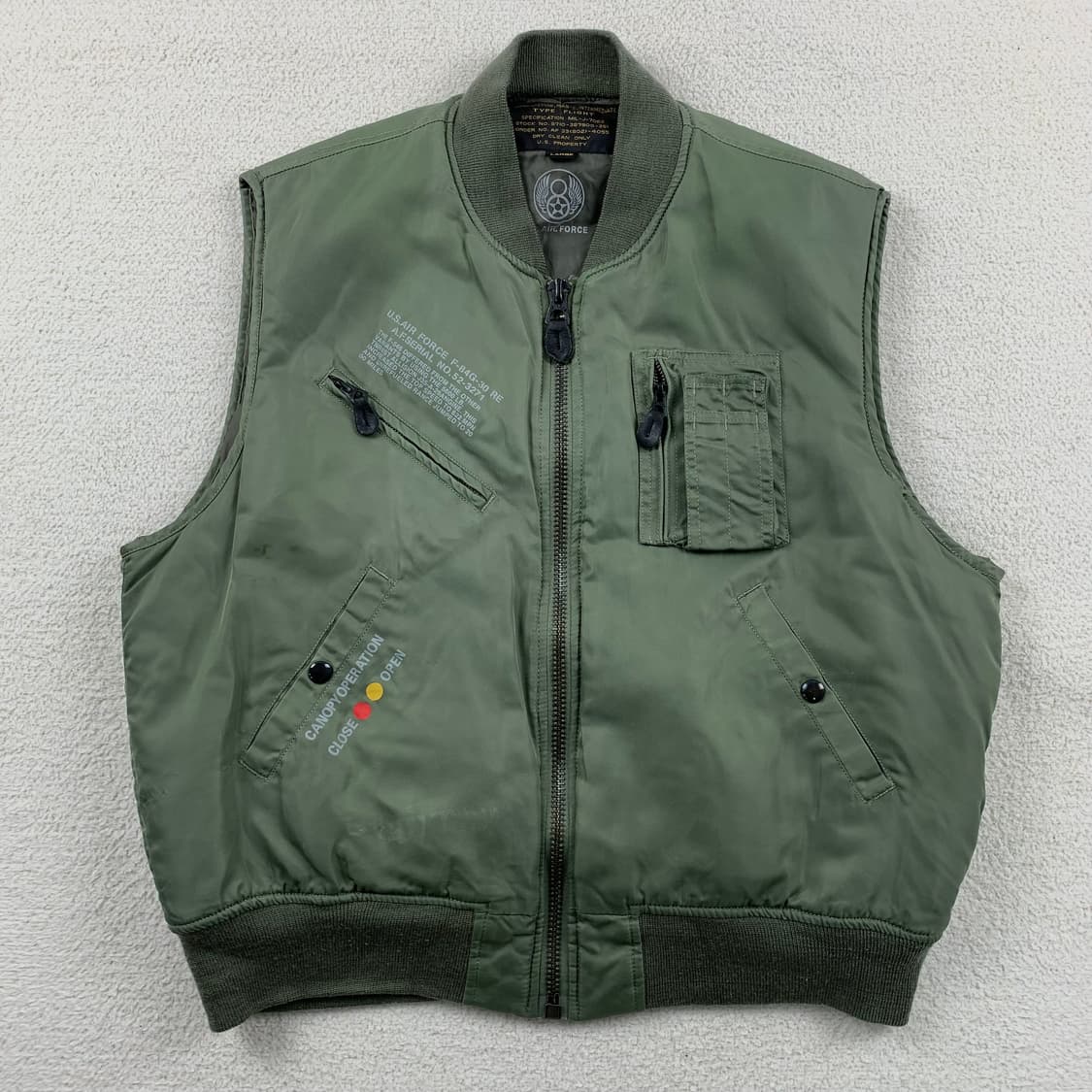 카모랜드 USAF 플라이트 베스트 미 공군 항공조끼 상품이미지1