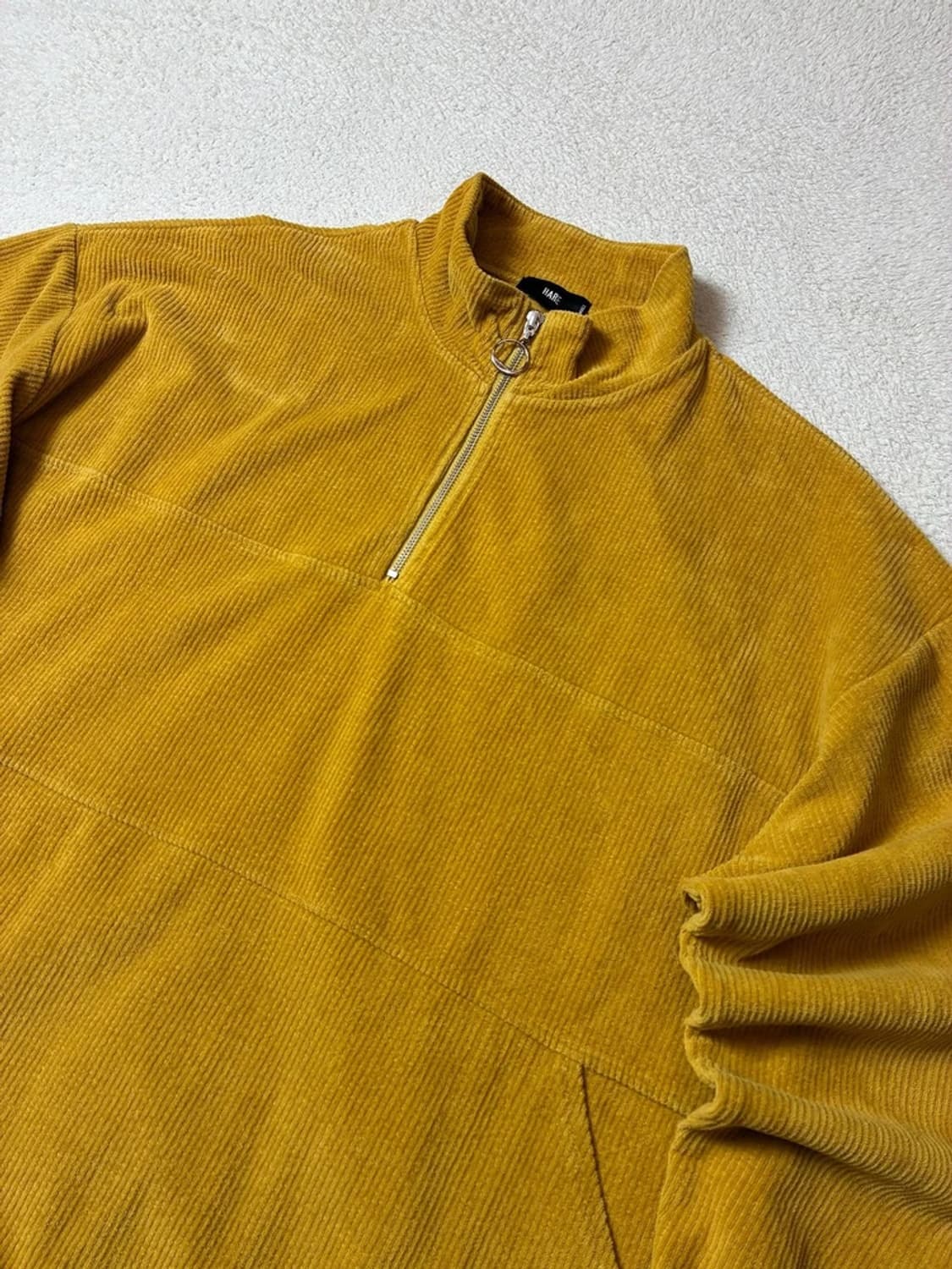 하레 HARE 18AW 도쿄 컬렉션 코듀로이 하프집 맨투맨 PN7896 상품이미지3