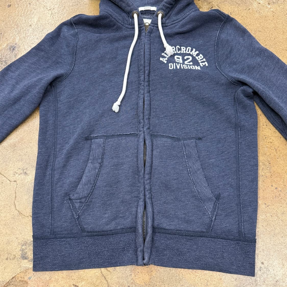 아베크롬비 데님st 블루 후드집업 상품이미지3