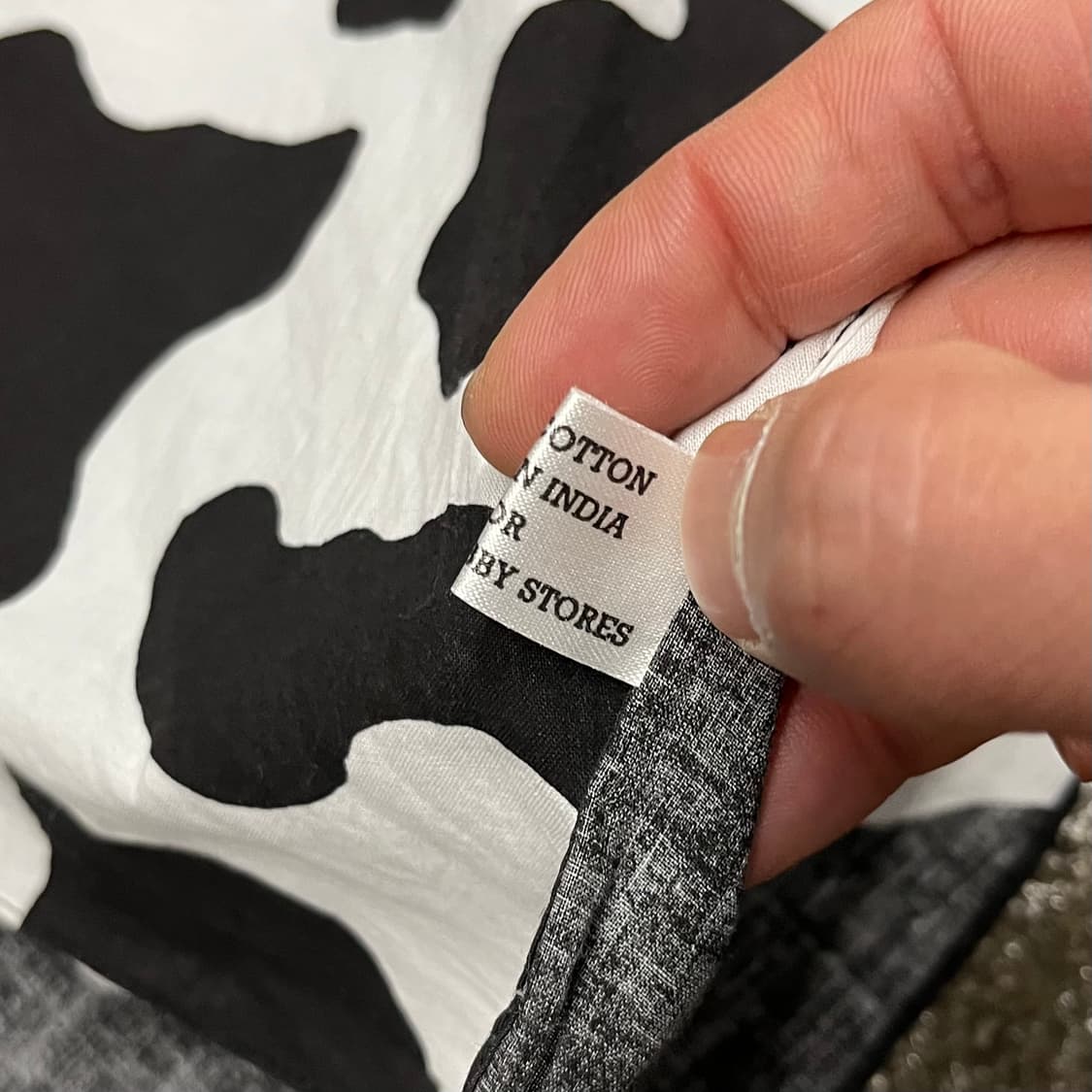 빈티지 카우 프린트 반다나 상품이미지4