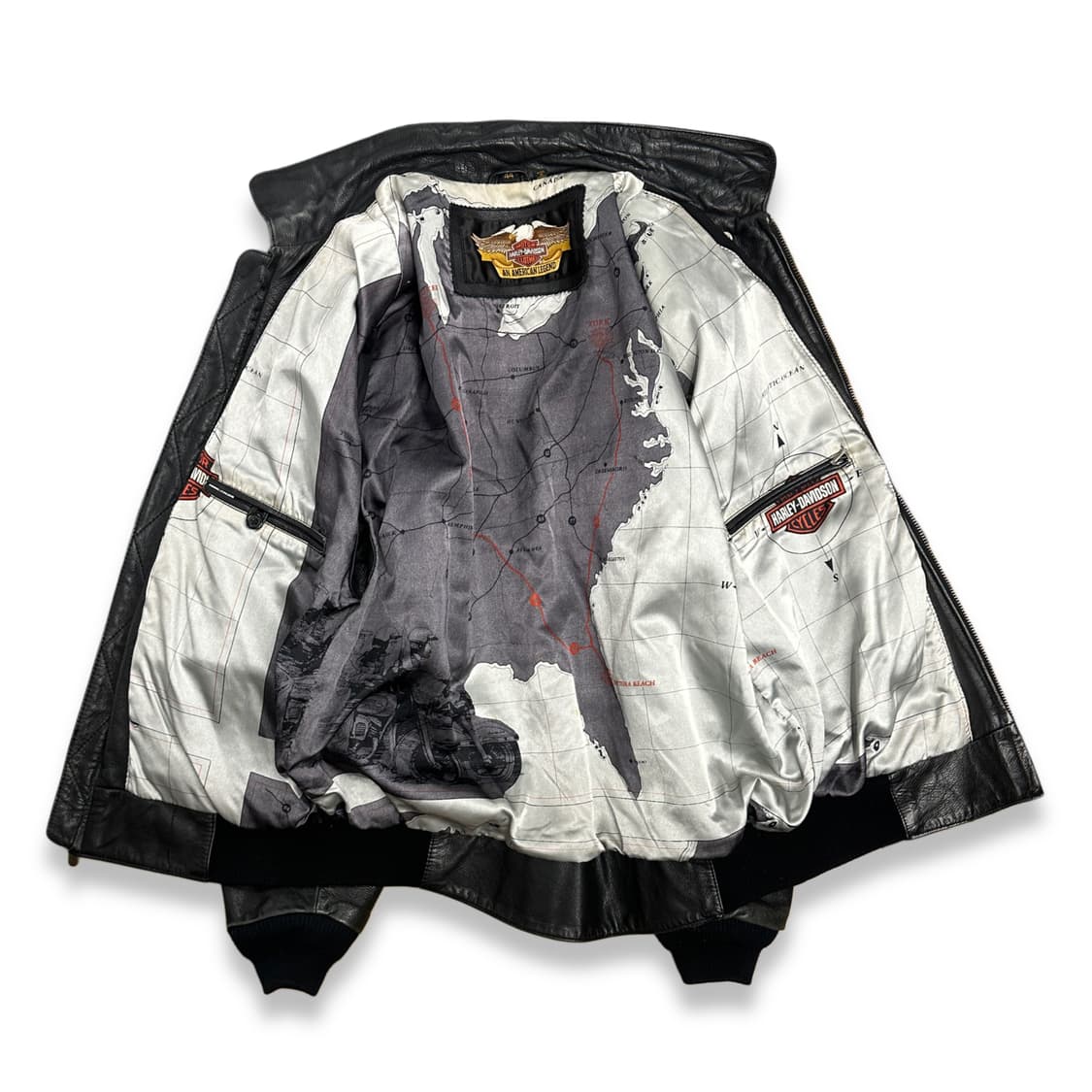 90s 할리데이비슨 A-2 레더 자켓 44 상품이미지3