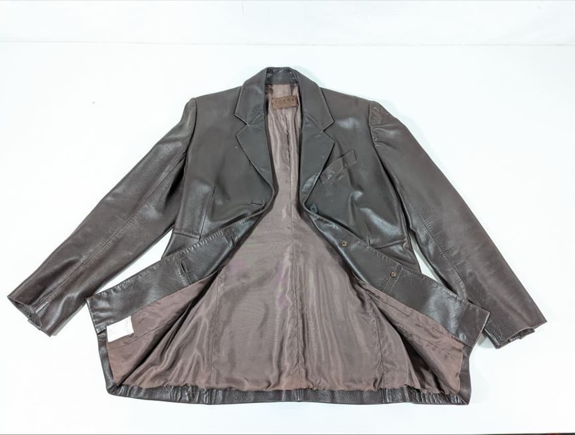 LOEWE 브라운 레더 자켓 상품이미지2