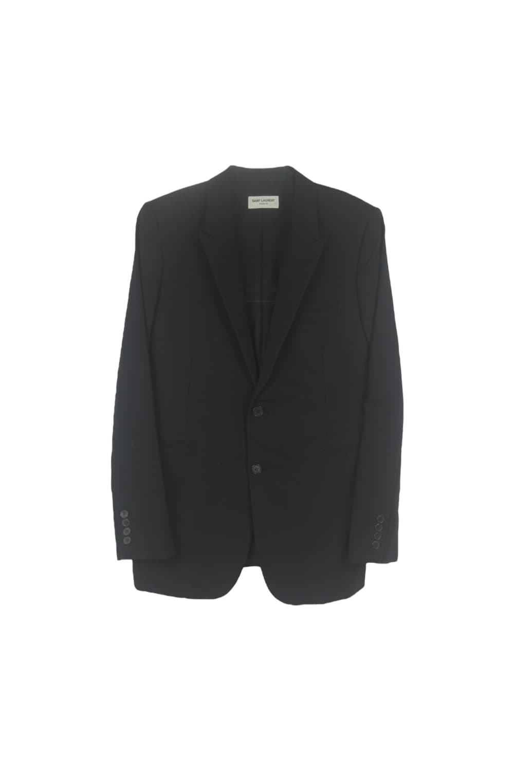 생로랑 18FW 투버튼 울 싱글 블레이저 상품이미지1