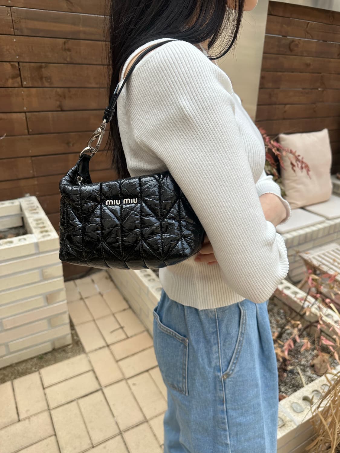 [정품] 미우미우 마테라쎄 스피릿 은장 블랙 상품이미지6