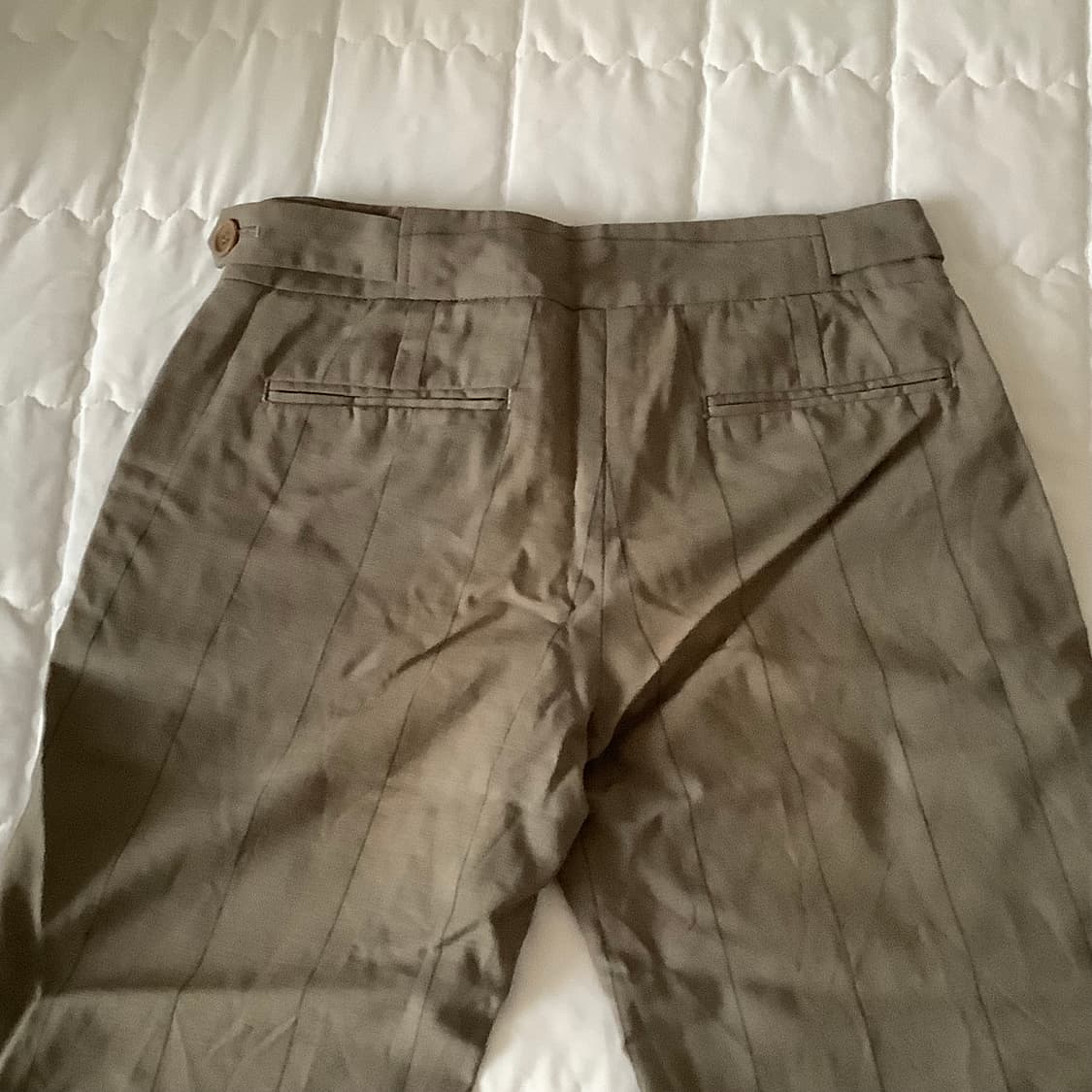 띠어리 로우라이즈 스트라이프 슬랙스 팬츠 상품이미지2