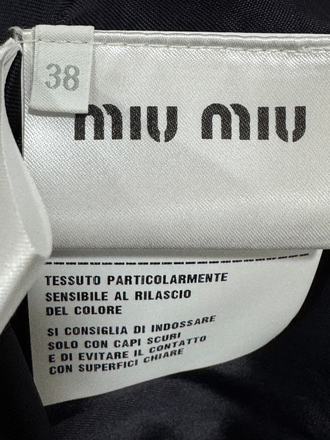 미우미우 데님 스커트 38사이즈 상품이미지3