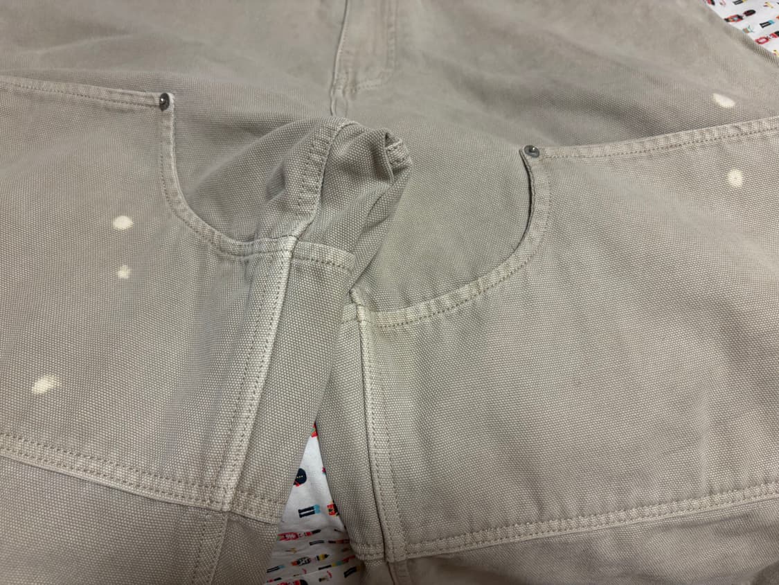 논노드 더블니 커버 팬츠 베이지 2사이즈 상품이미지3