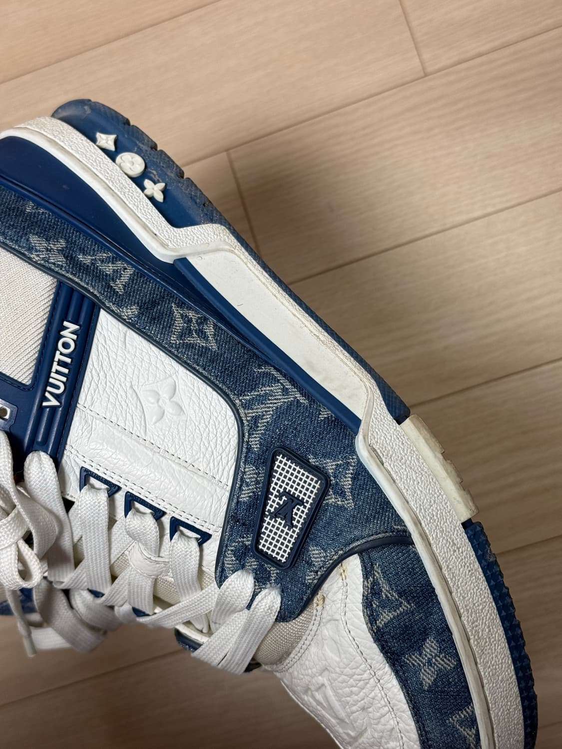 [9] 루이비통 LV 트레이너 데님 블루 스니커즈 280 상품이미지7