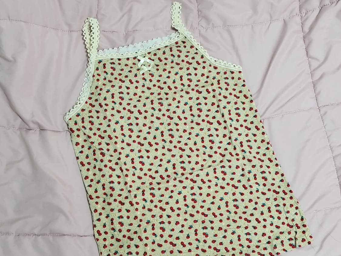 김아홉 fruit sleeveless 나시 베이지 상품이미지4