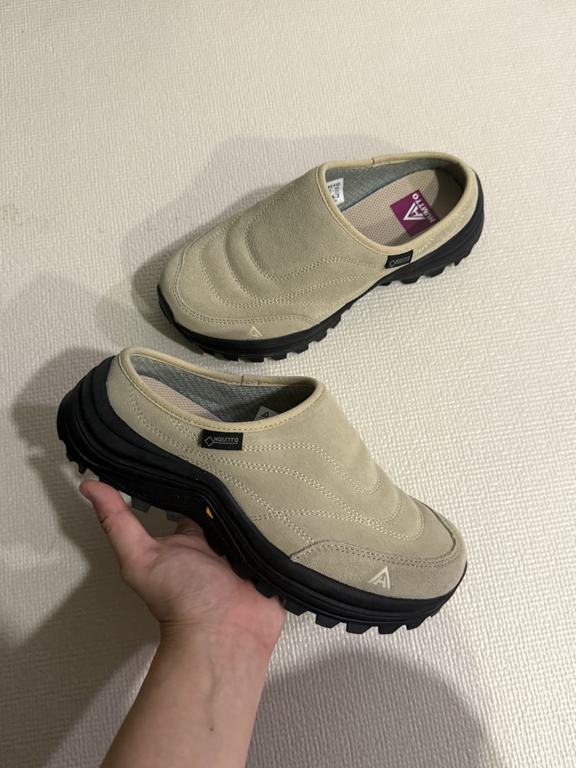 플리마켓🔥 험토 스웨이드 뮬 플러리 상품이미지2