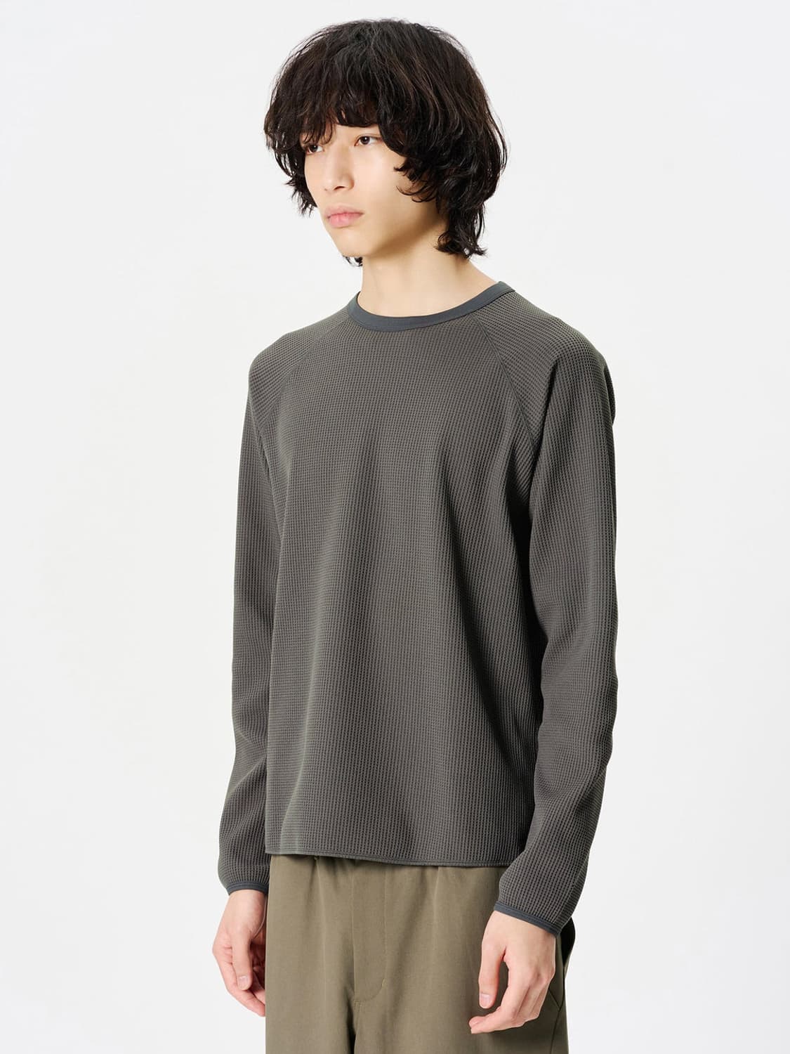 골드윈 와플 라이트 롱슬리브 블랙 4 상품이미지3