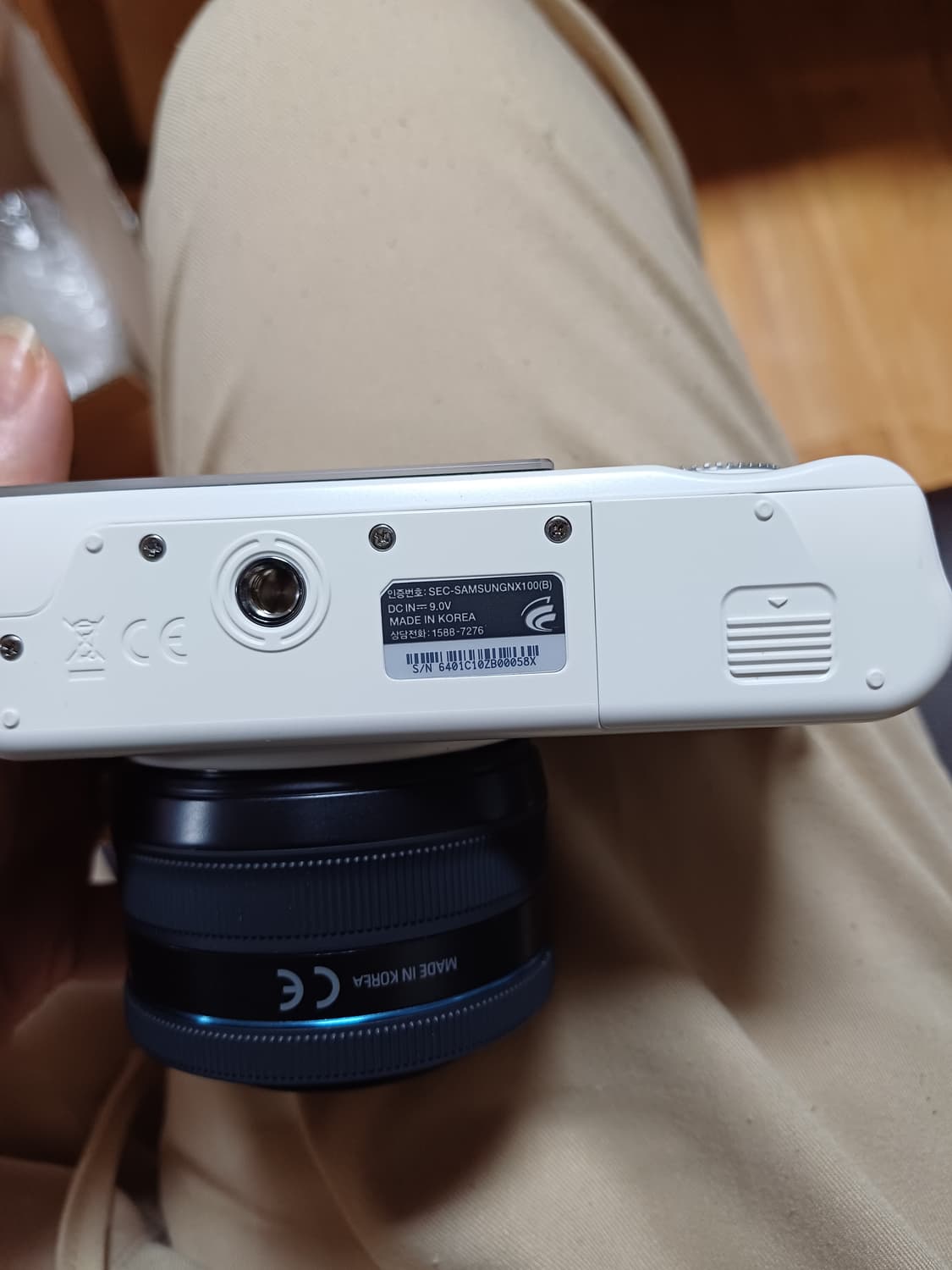 삼성 NX100 디지털 카메라 화이트 작례있음 상품이미지4