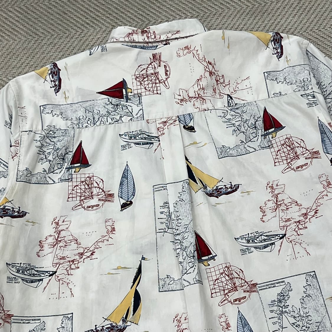 네츄럴이슈 패턴 하프셔츠 r3796 상품이미지4
