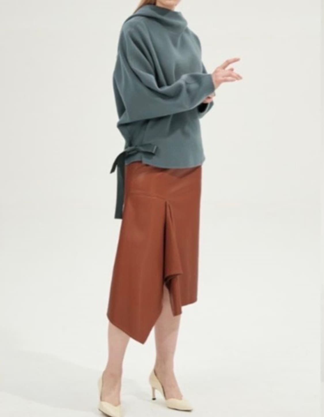 한섬 랑방콜렉션 모 100% 후드 탑 IT.1 상품이미지2