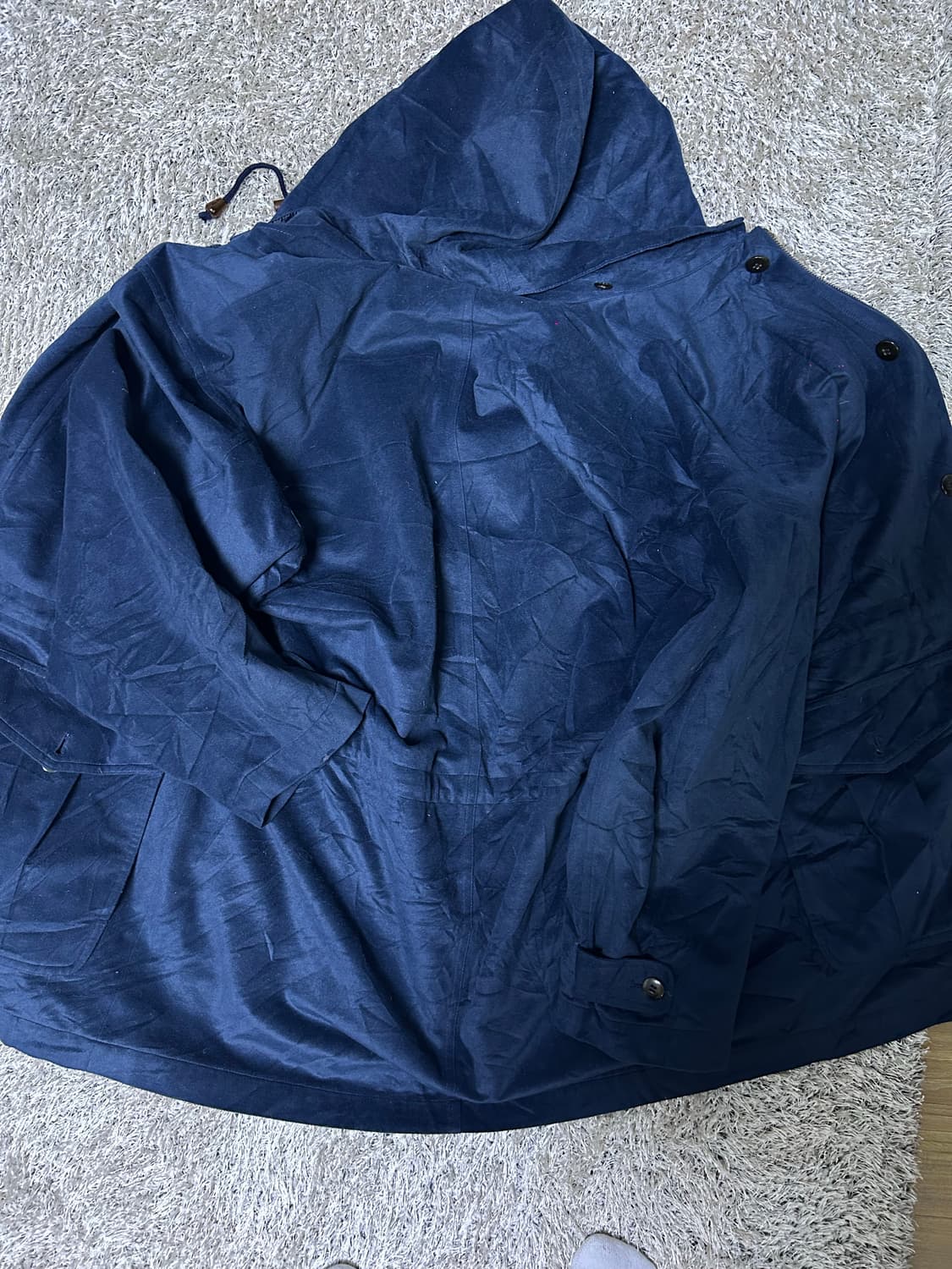 일제 스웨이드느낌 후드자켓 사이즈 105~110 상품이미지7