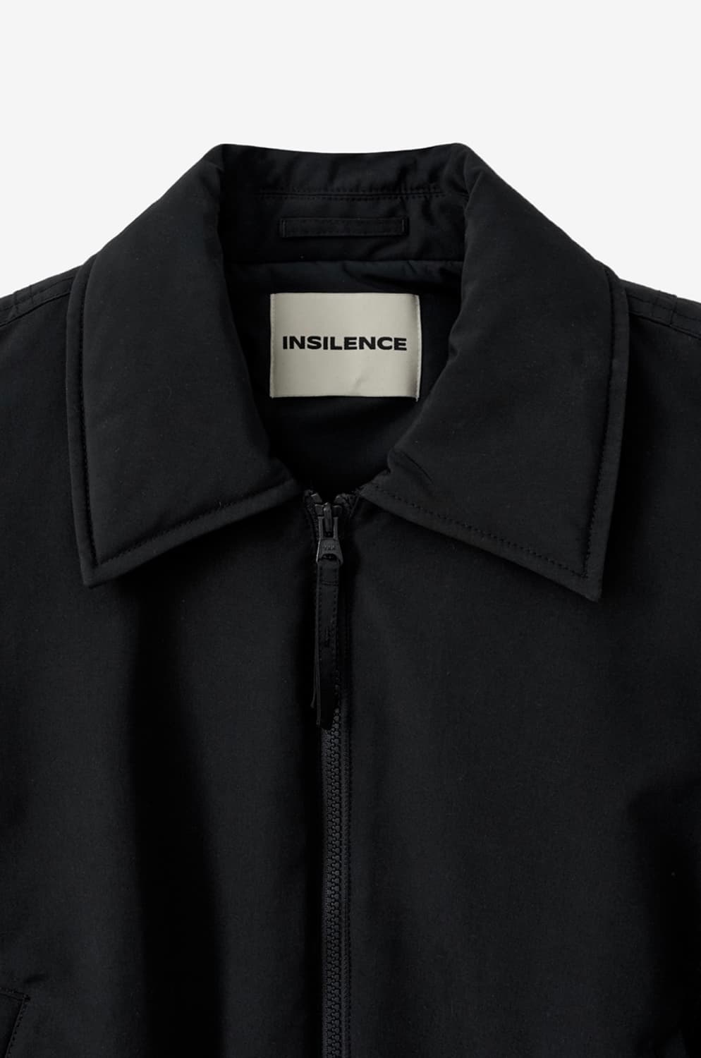 인사일런스 패디드 크롭 블루종 블랙 S 상품이미지3