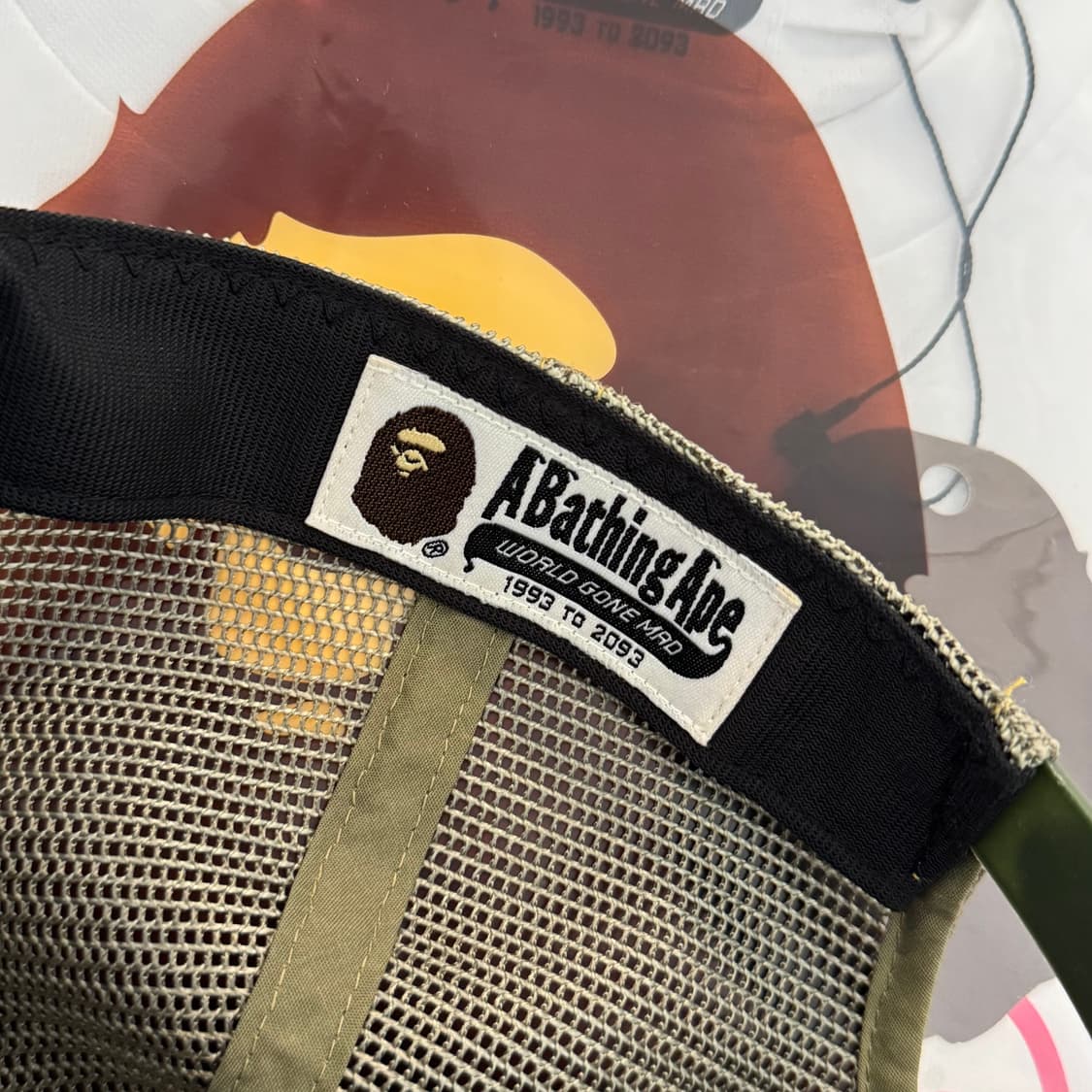 베이프 트로피컬 카모 메쉬 캡 상품이미지4