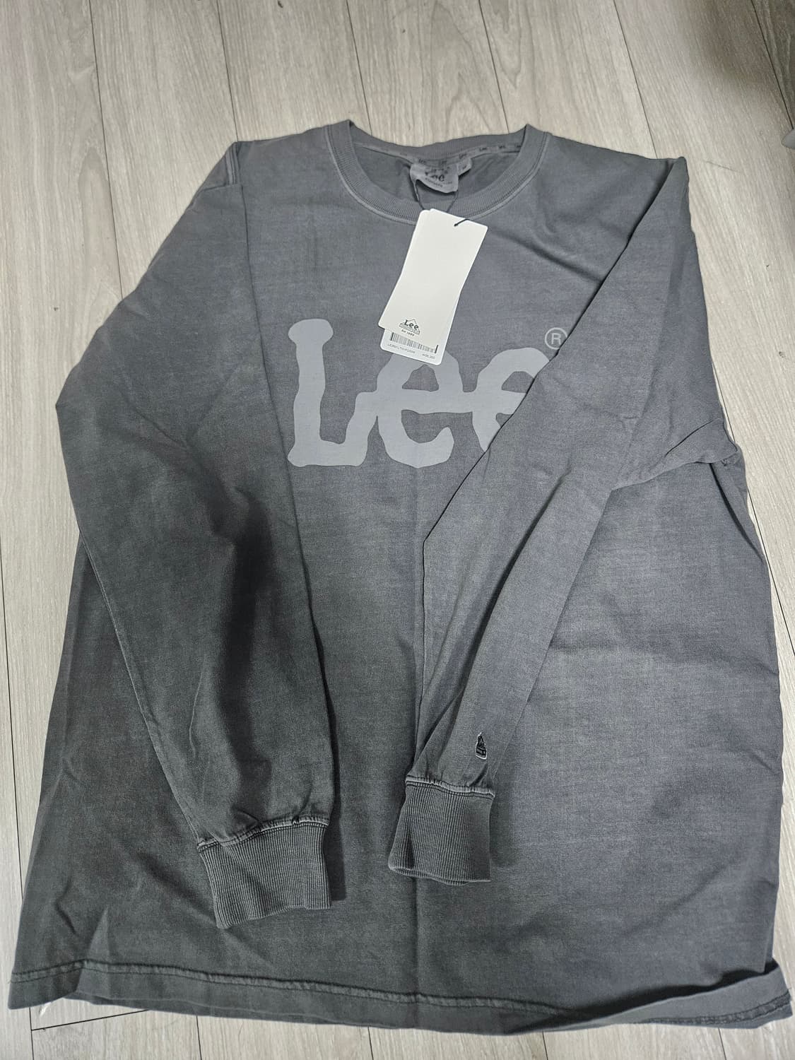 Lee 리 긴팔 티셔츠 회색 새상품(M사이즈) 상품이미지1