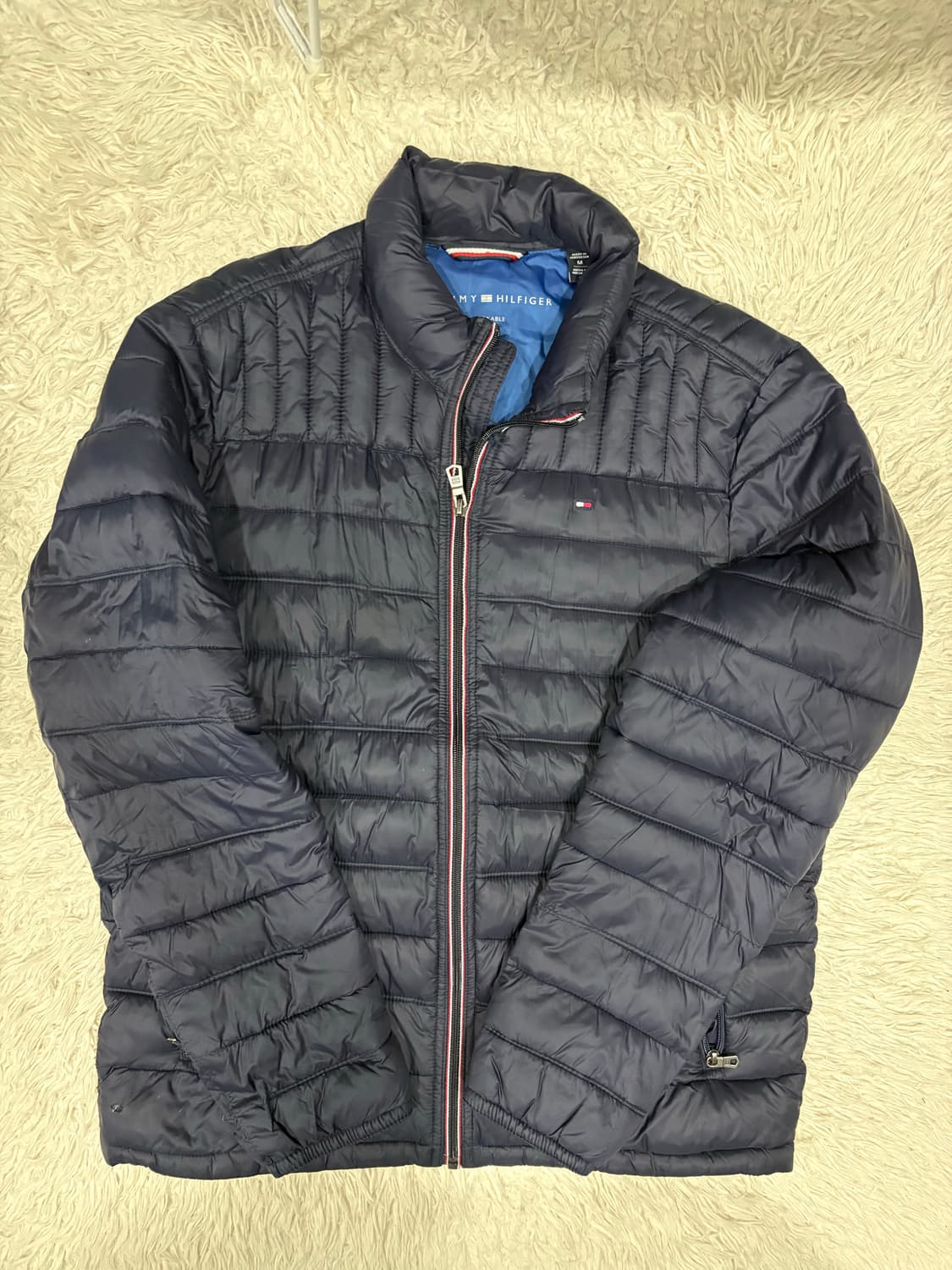 [M] 타미힐피거 퀄팅 남성 경량 패딩 상품이미지1