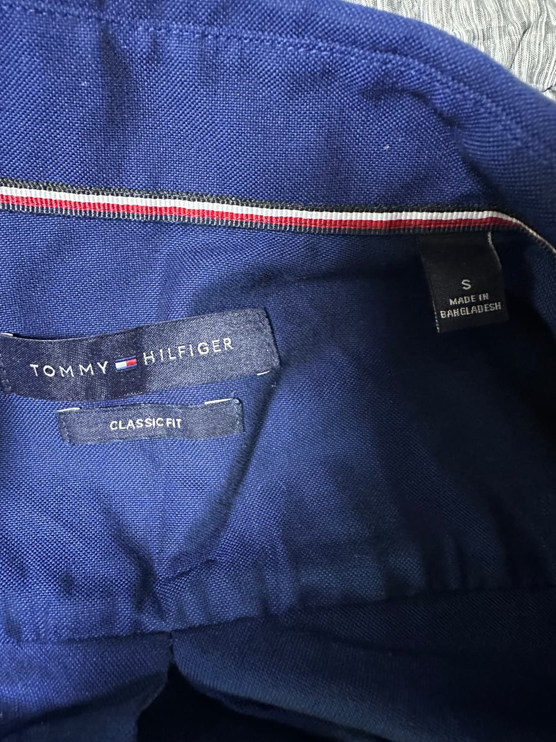 타미힐피거 남성 긴팔 셔츠 블루 상품이미지3