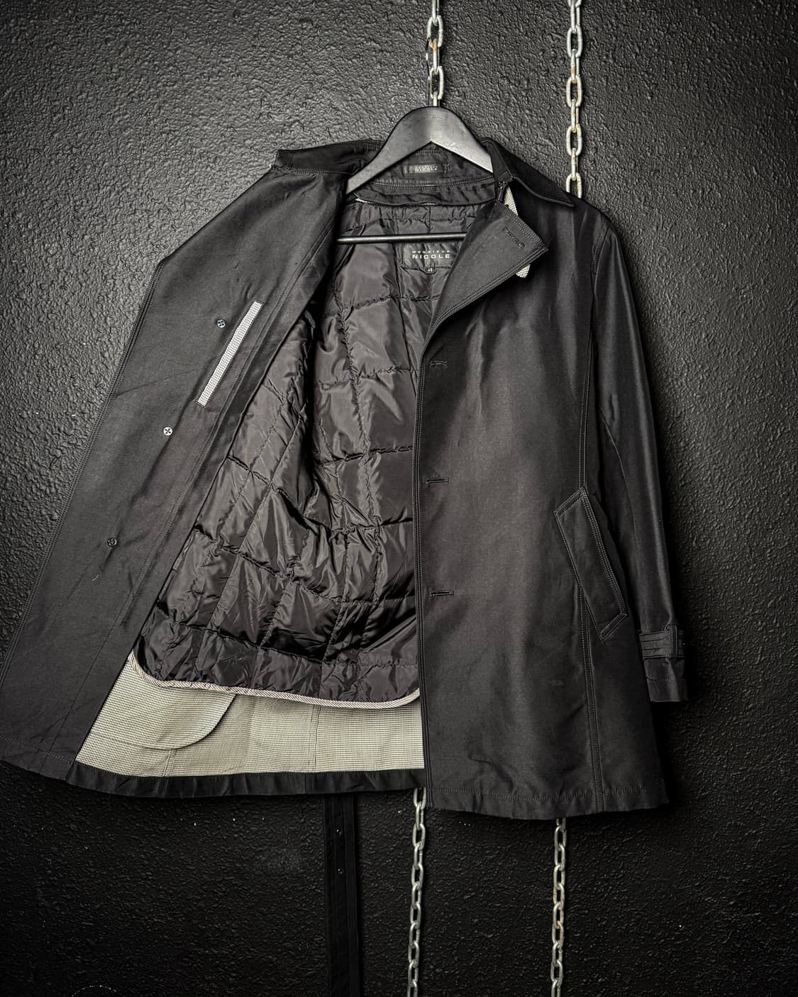 NICOLE – Belted Trench-Style Cort 상품이미지10