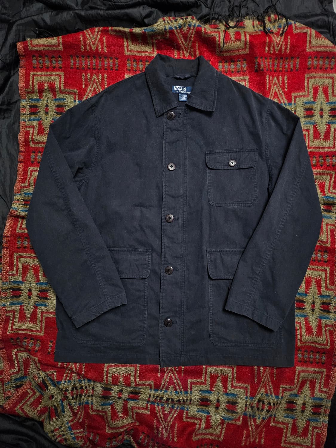 폴로 랄프로렌 90s 블랙 프렌치 자켓 M 상품이미지1