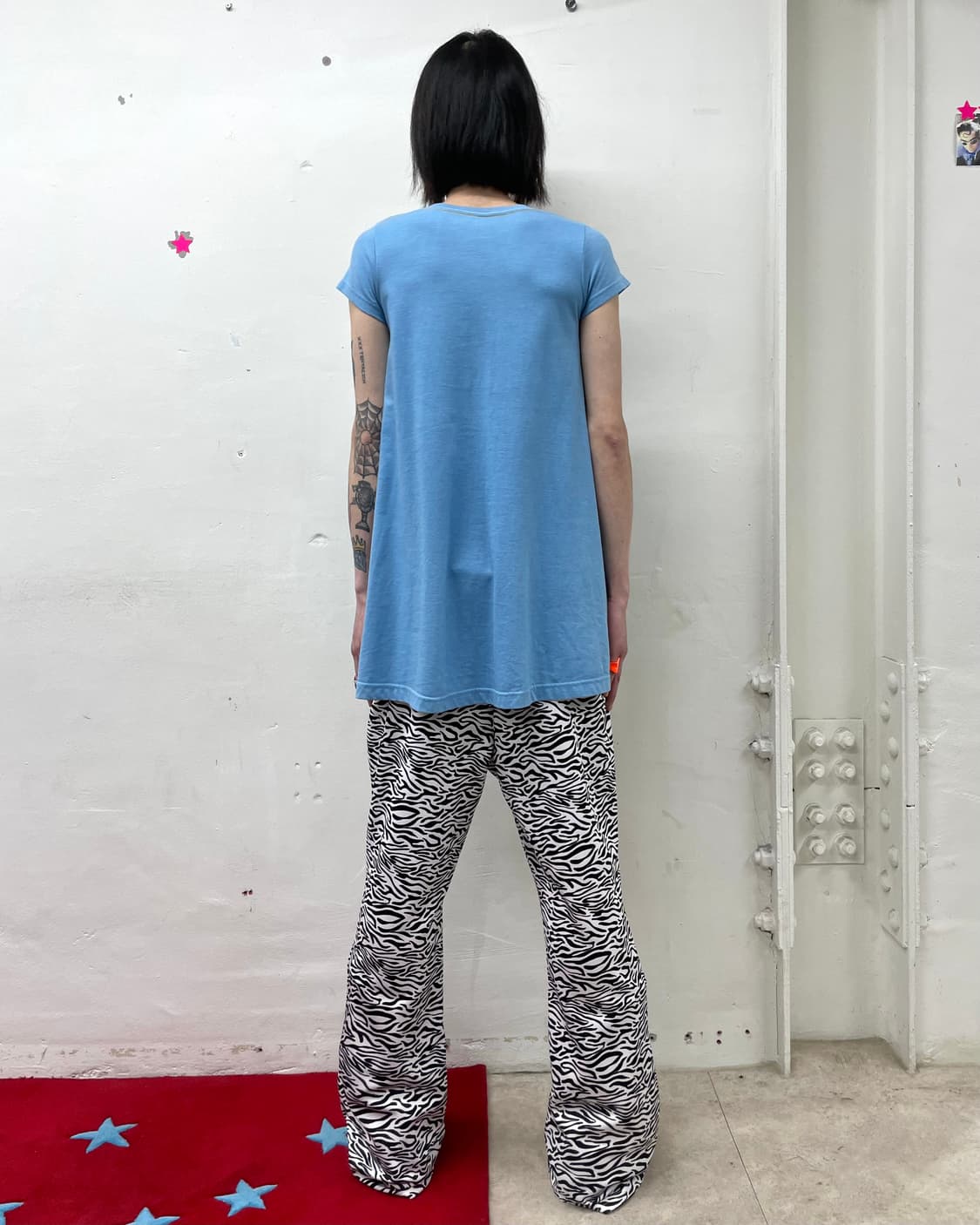 X Girl Blue Star Short Sleeve 상품이미지3