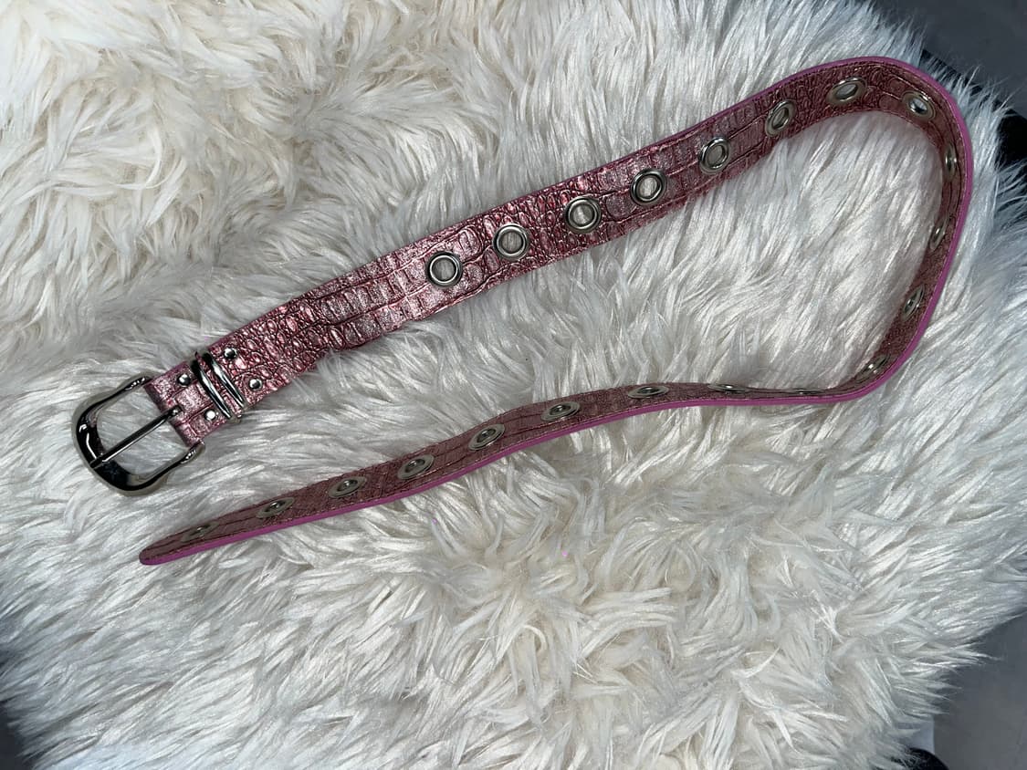 Japan Vintage Pink Belt 상품이미지4