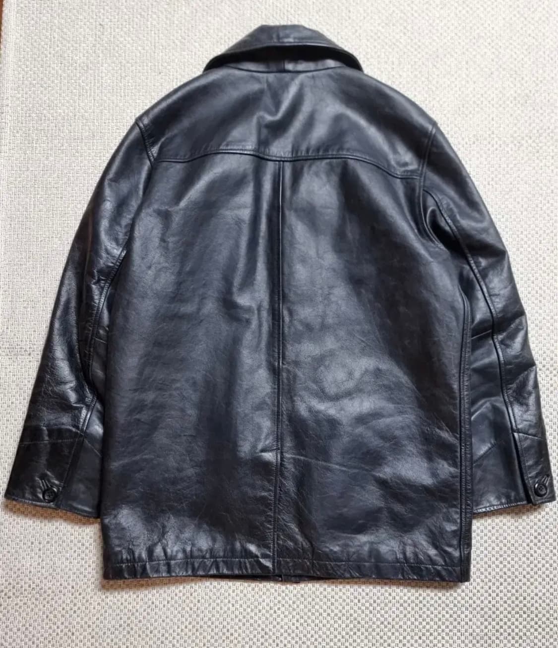 올드갭 old gap 레더 카코트 블랙 M 상품이미지2