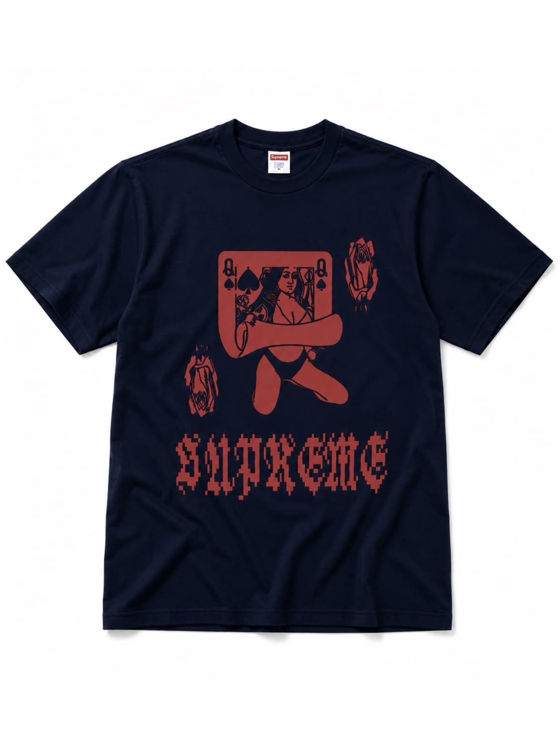 Supreme 슈프림 카드 모티브 반팔 티셔츠 상품이미지1