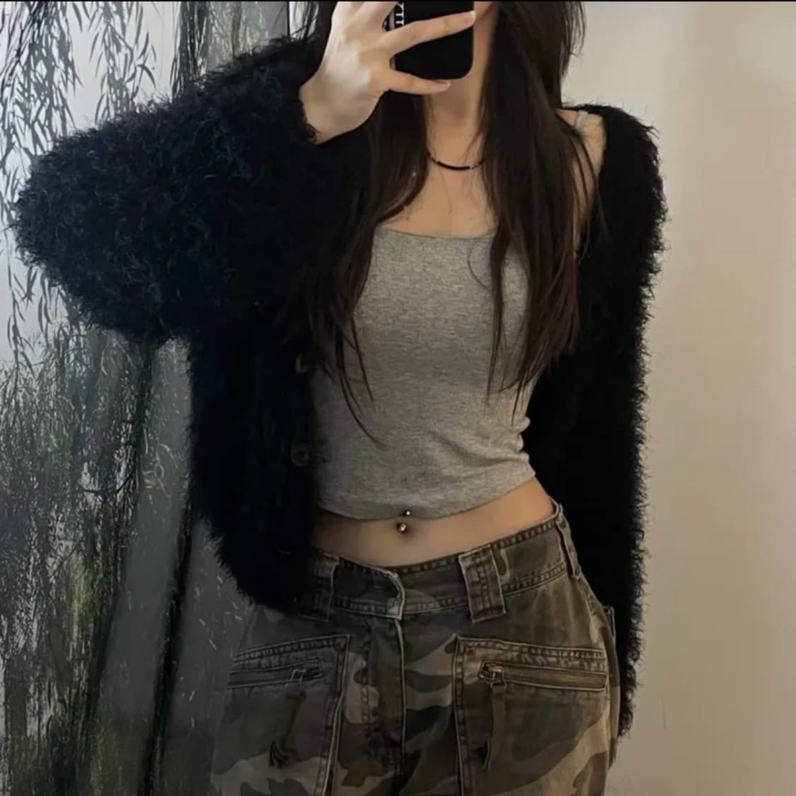 퍼 루즈핏 가디건 상품이미지2