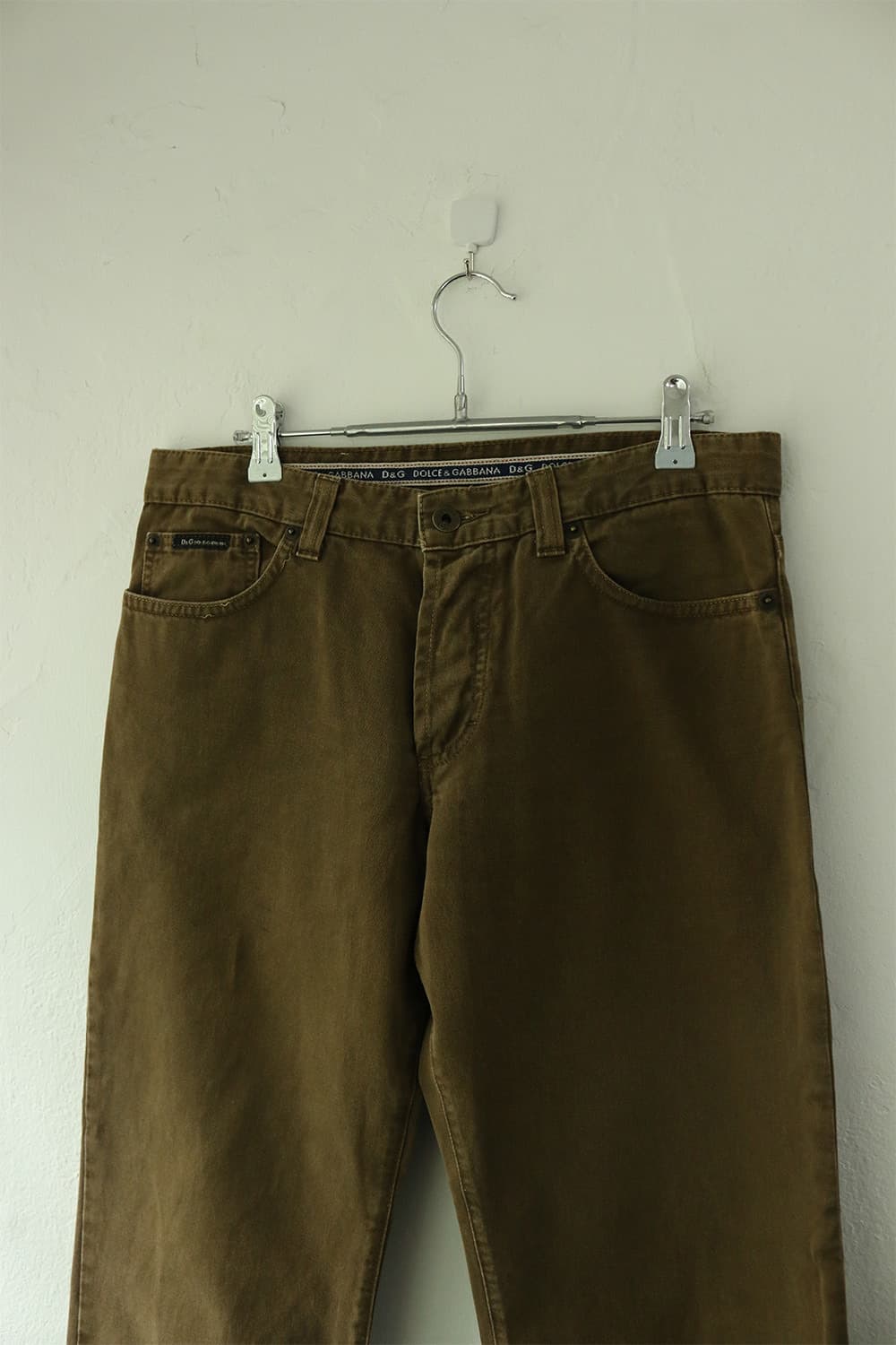 돌체 앤 가바나 스트레이트 코튼 팬츠 상품이미지4