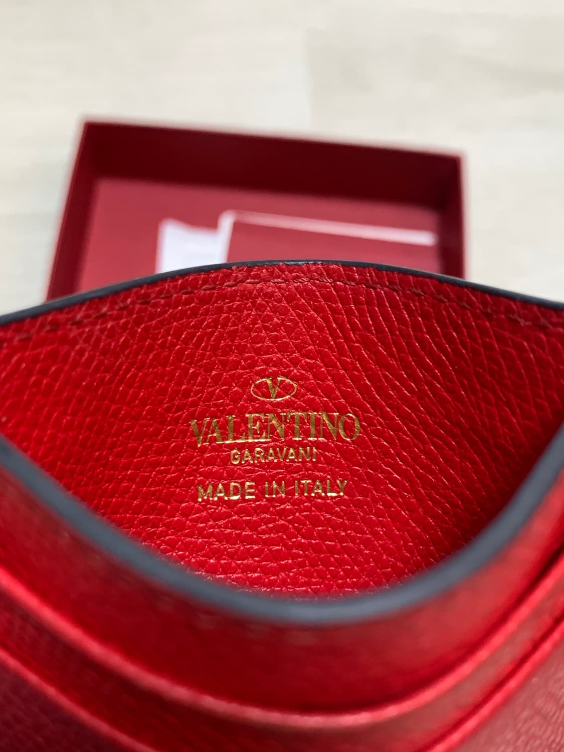 발렌티노 레드 카드지갑  상품이미지6