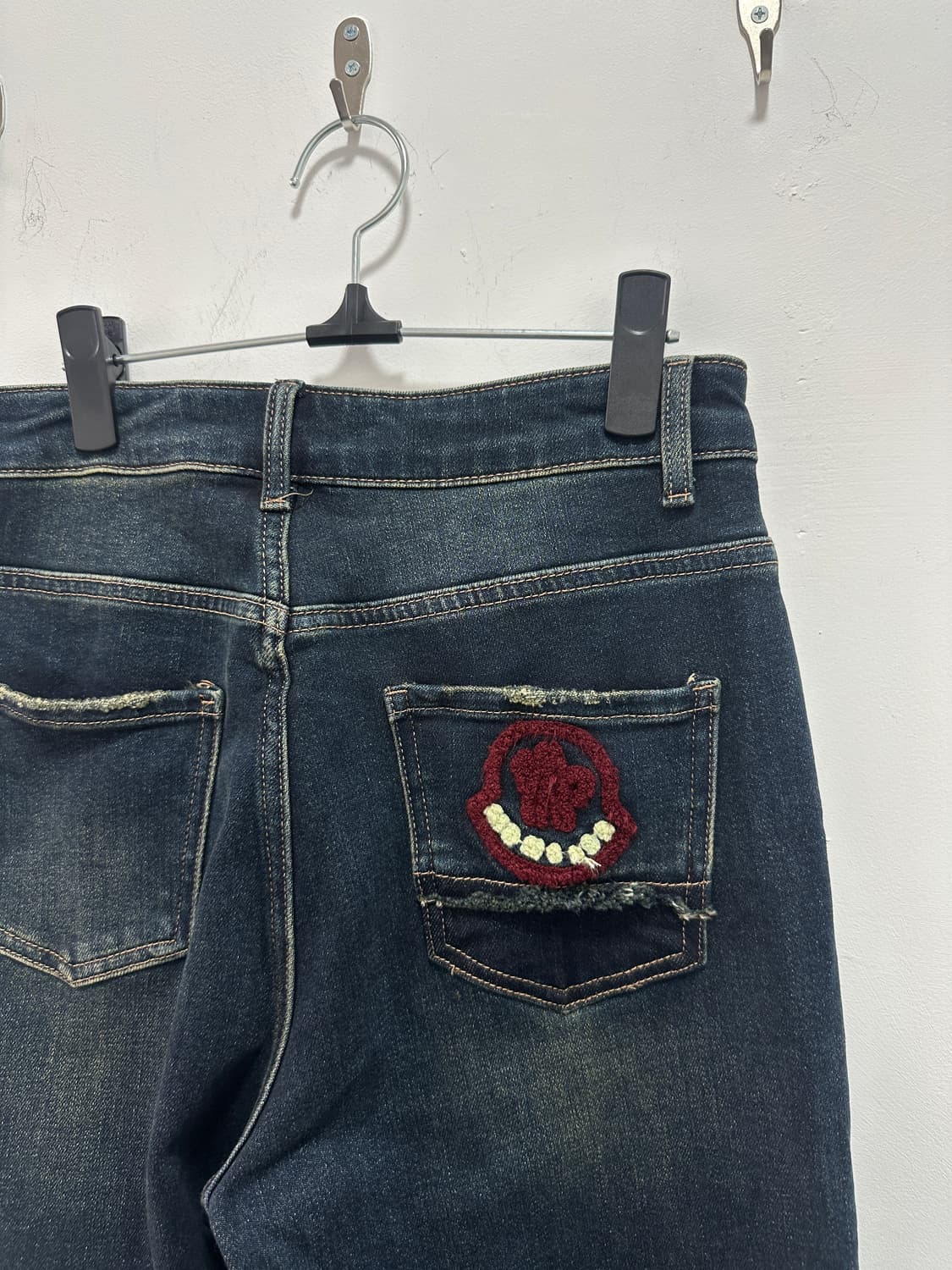 Vintage patch washing denim pants 상품이미지6
