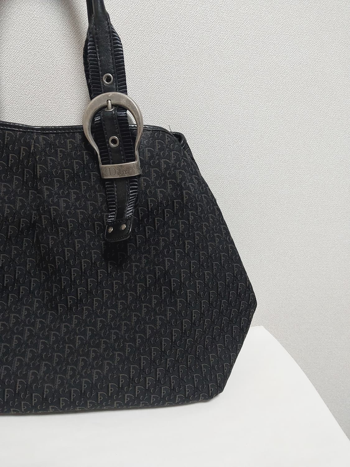 디올 빈티지 오블리크 버클 숄더백 (정품) 상품이미지3