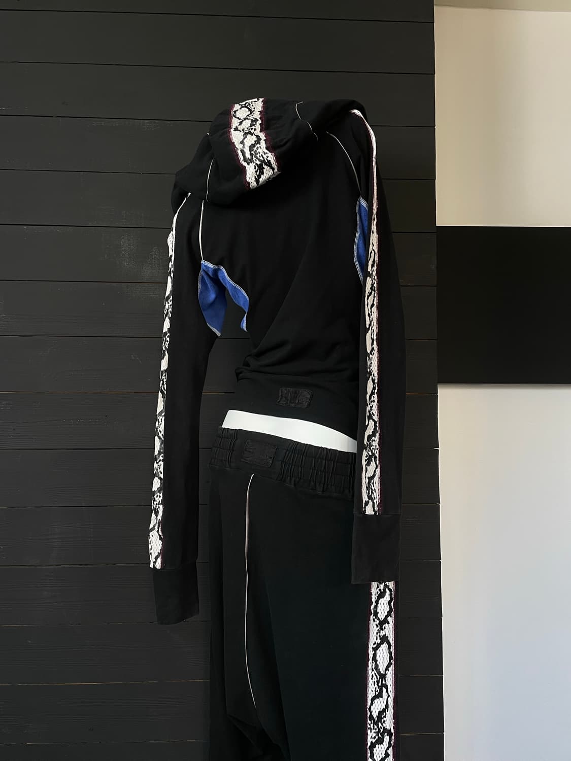 L.G.B 파이톤 뱀피 트레이닝 복서 후드 세트 상품이미지4