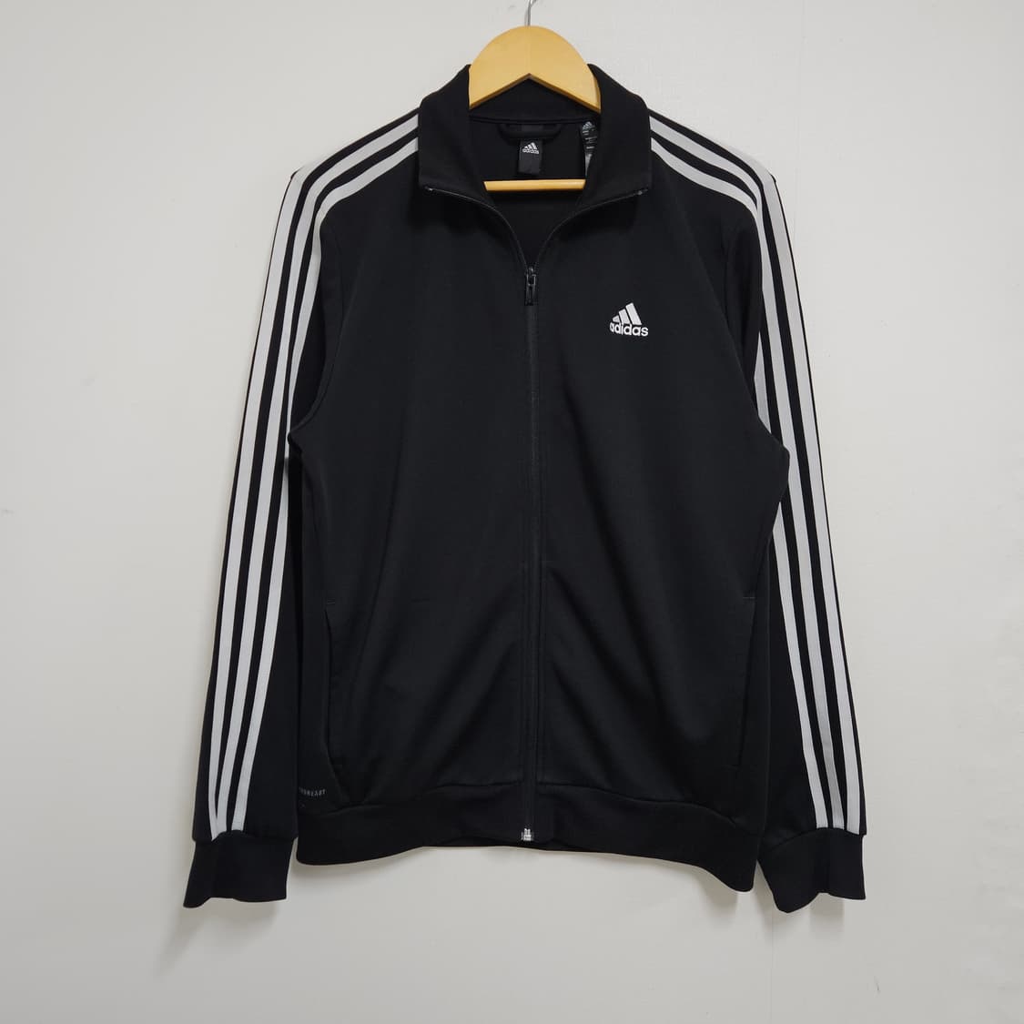 L 100 아디다스 검흰 져지 트랙탑 상품이미지2