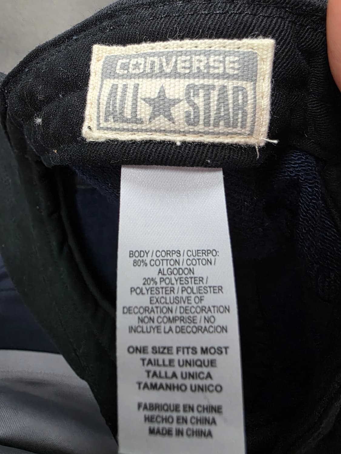 컨버스 토널 척 패치 볼캡 블랙 상품이미지6