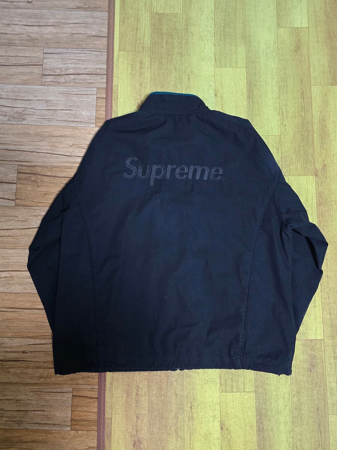 슈프림 엄브로 코튼 립스탑 트랙 자켓 블랙 23FW 상품이미지2