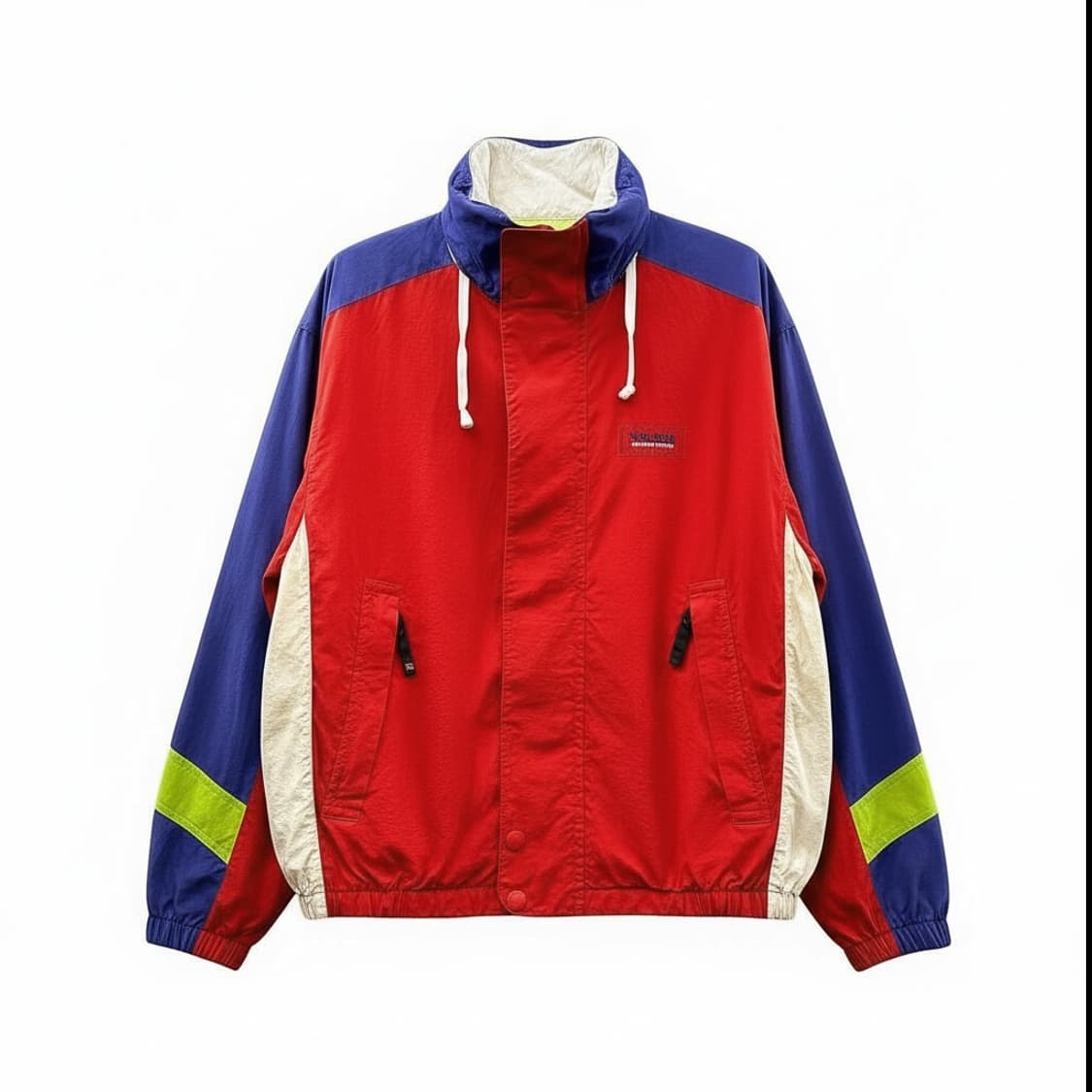 노티카 컴페티션 마운틴파카 컬러블럭 그래픽 디테일 레드 상품이미지1