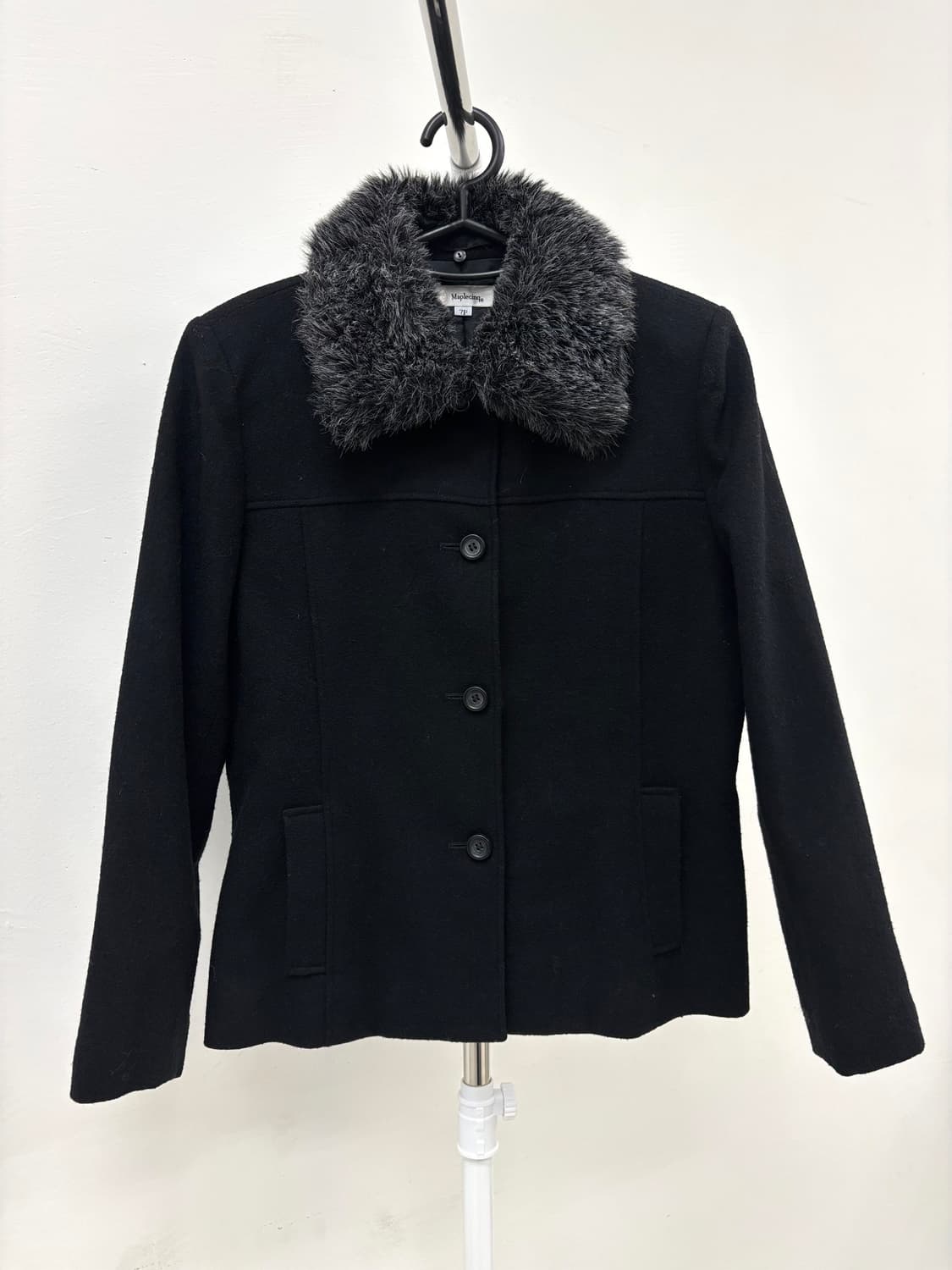 빈티지 블랙 울 자켓 상품이미지4