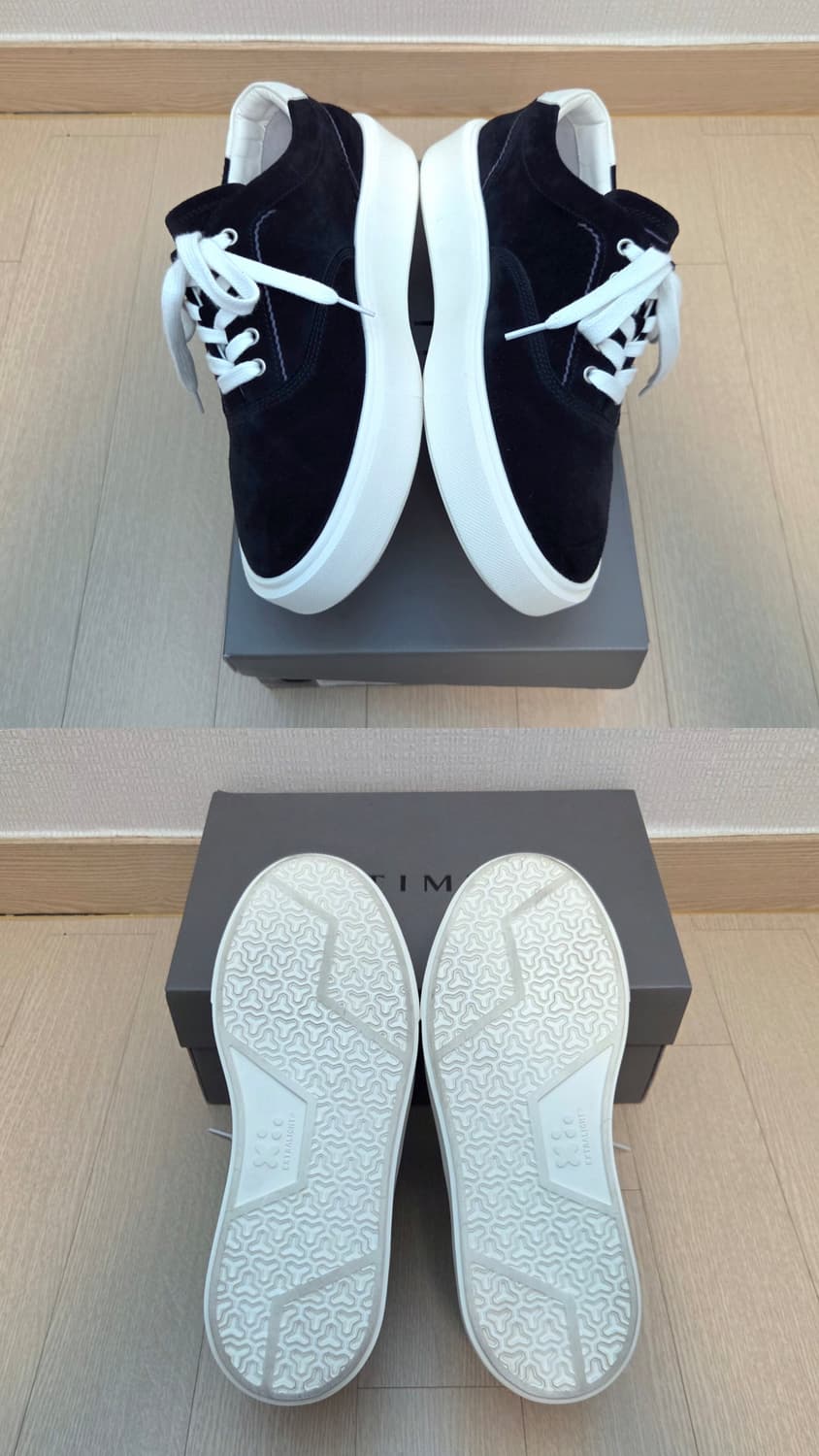 [정품] 타임옴므 25ss 스웨이드 자수 스니커즈 270 size 상품이미지4