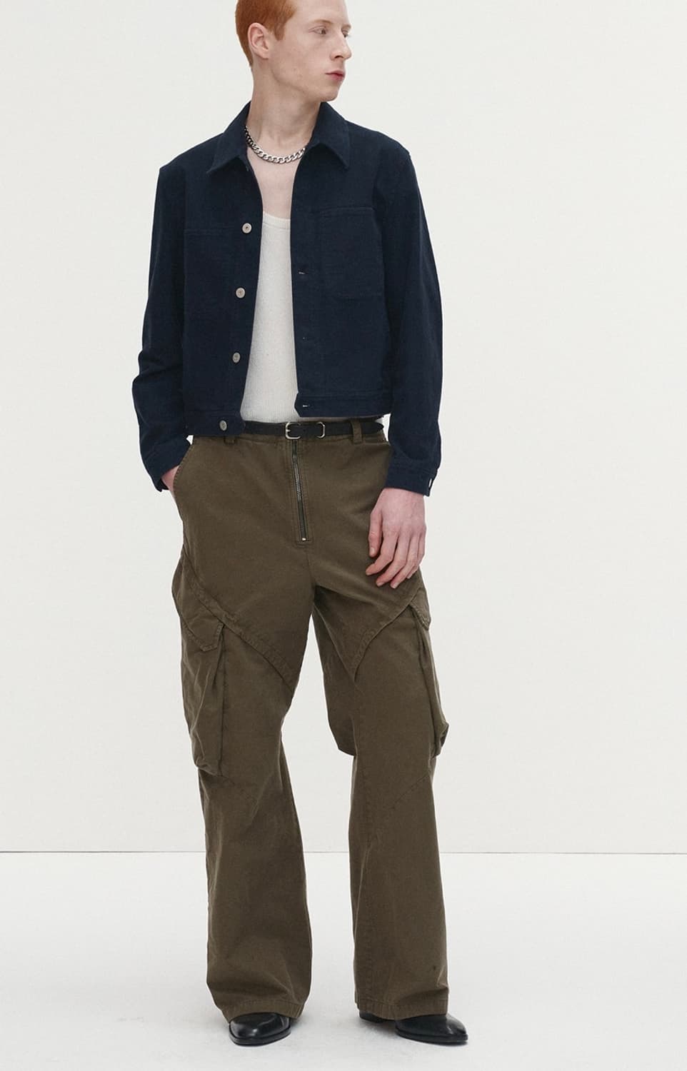 30 GARMENT-DYED GABARDINE WIDE CARGO PAN 상품이미지2