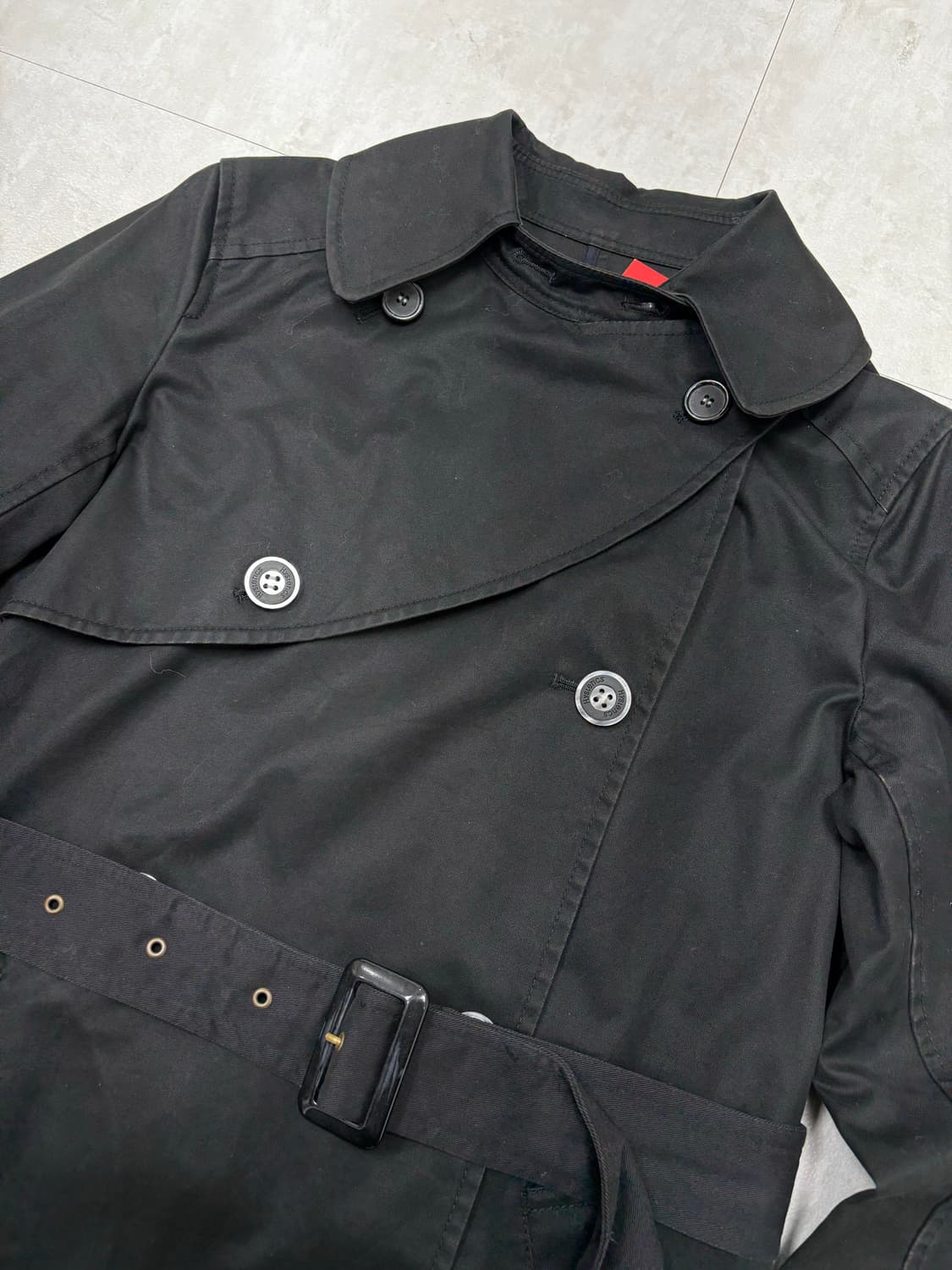 히스테릭 블랙 트렌치 코트#93 상품이미지3