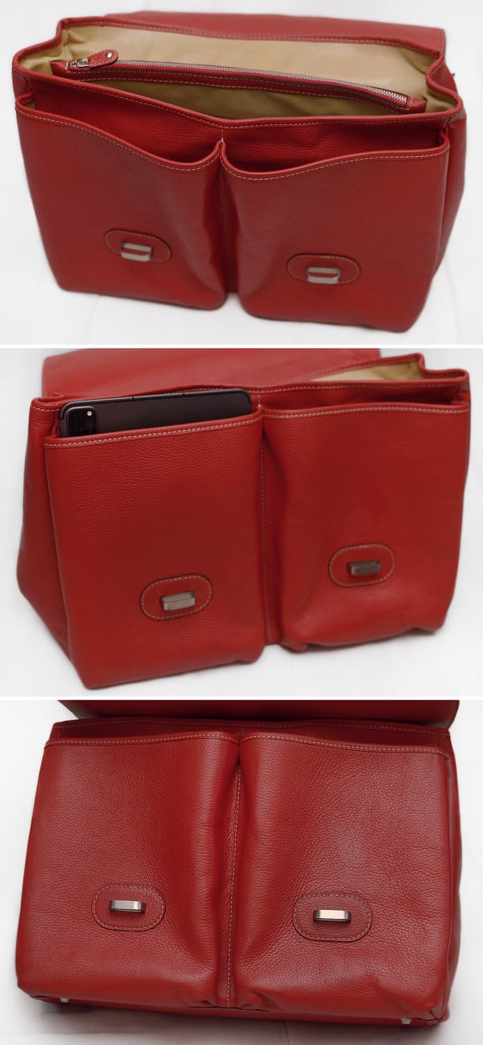 이사이아 (ISAIA) 나폴리 풀레더 이탈리안 클래식 브리프케이스 상품이미지5